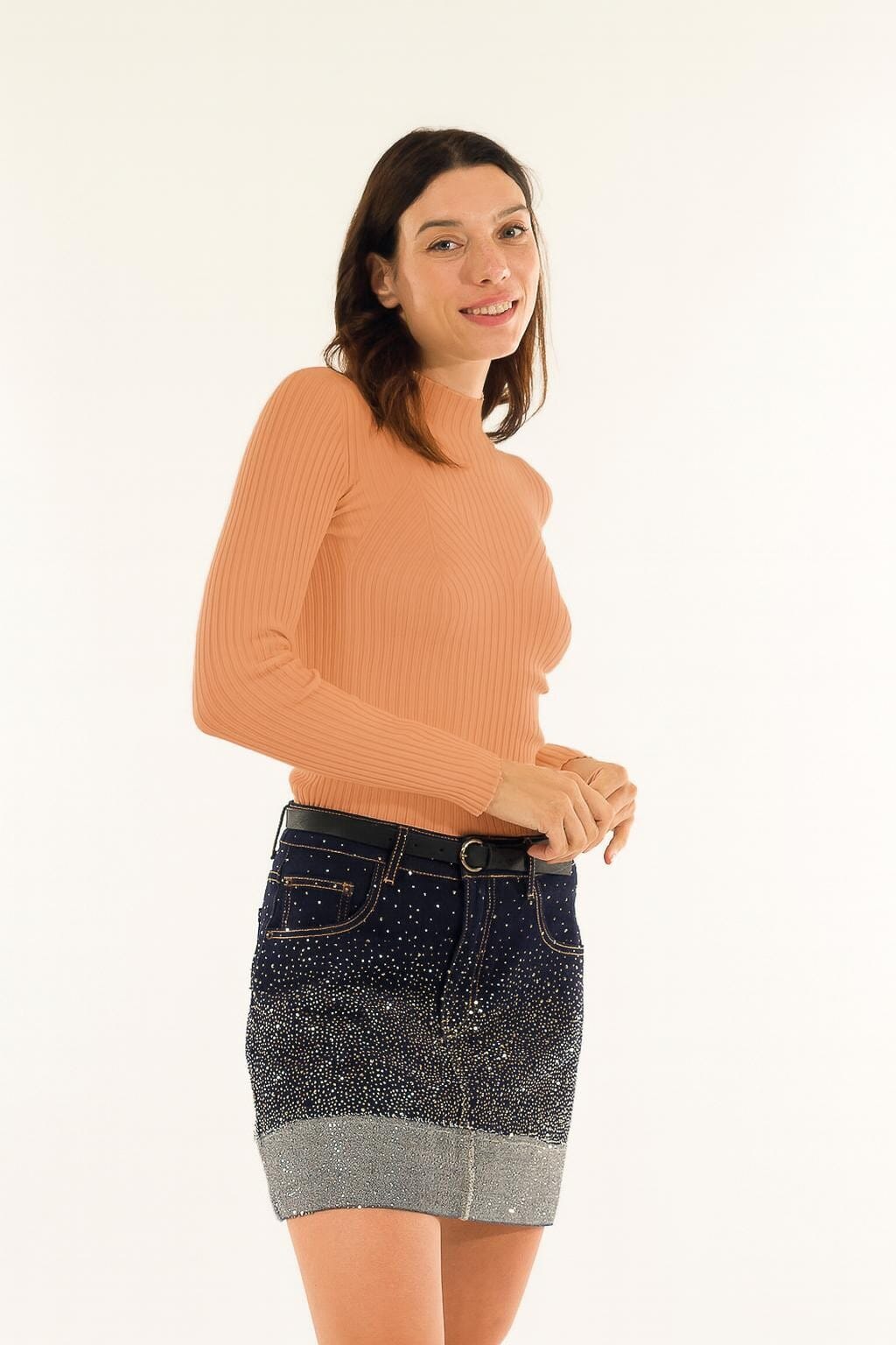 Lupetto A Coste Kontatto