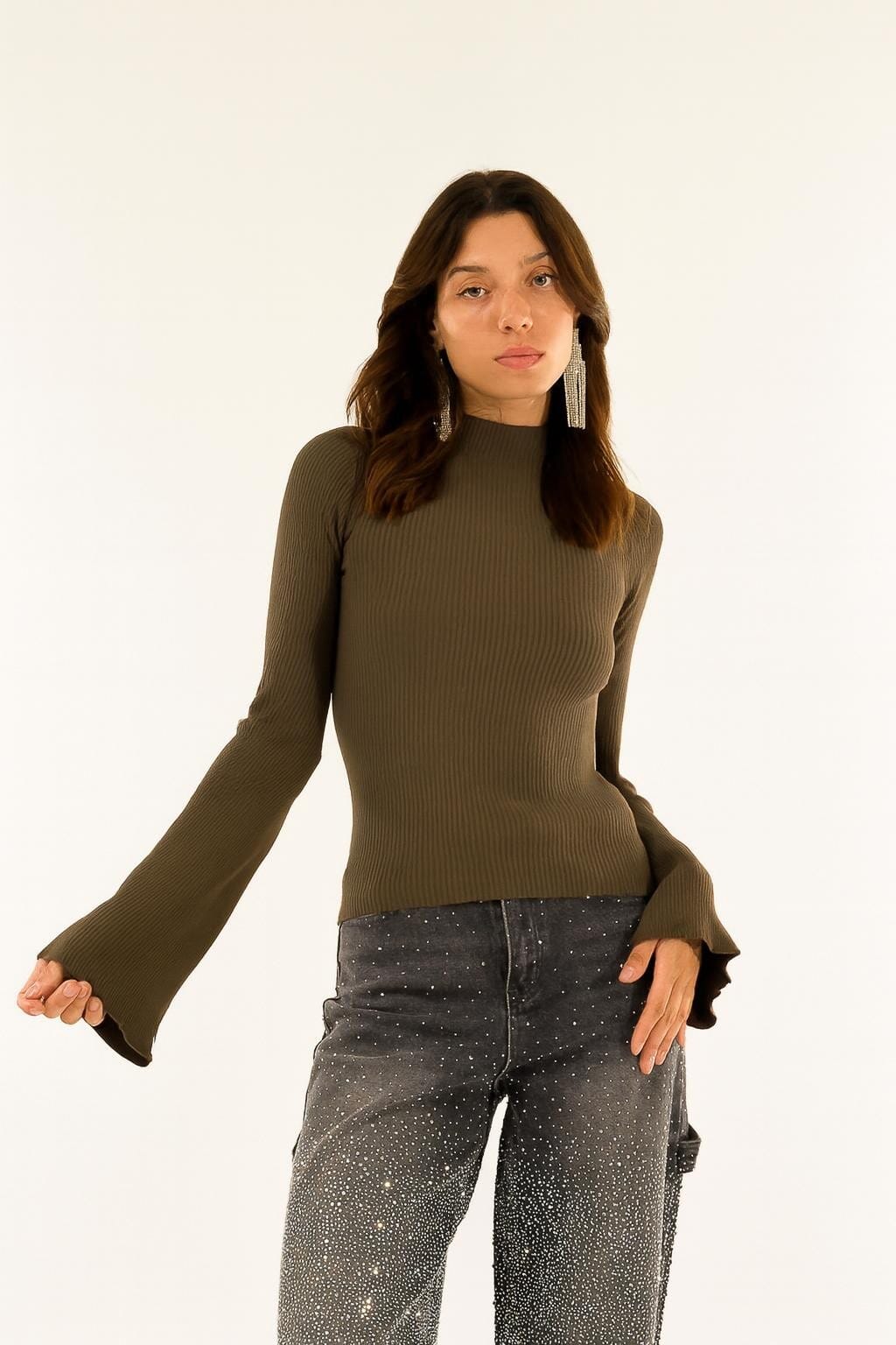 Kontatto Kontatto Manches côtelées Cubicle