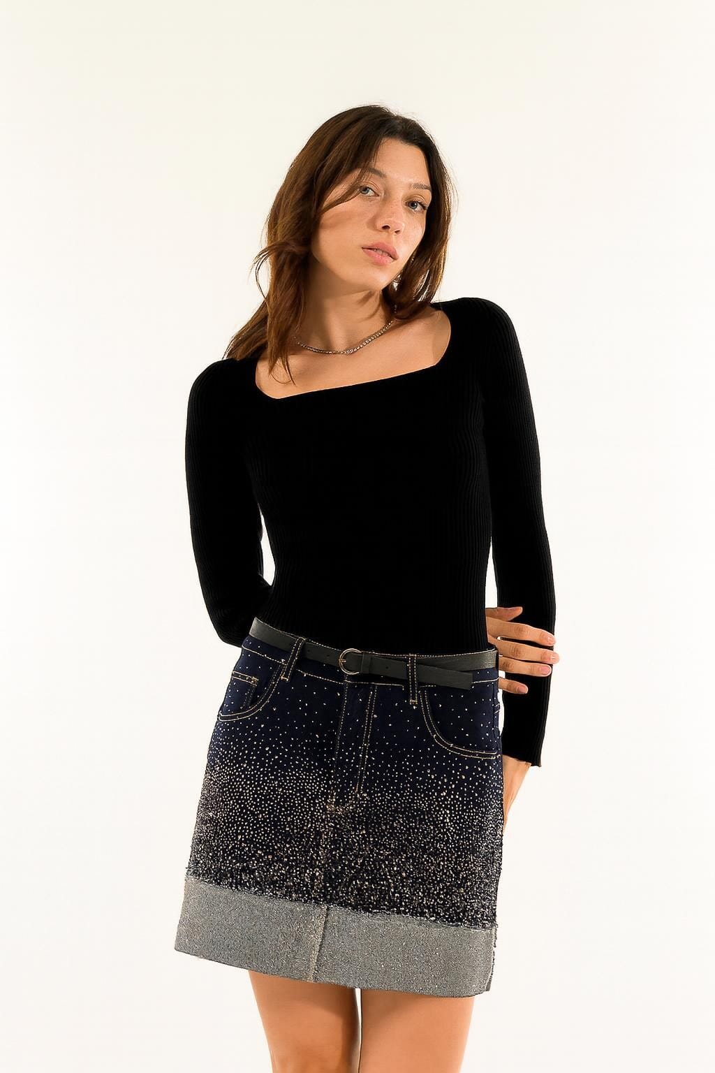 Maglia Scollo Quadro Kontatto