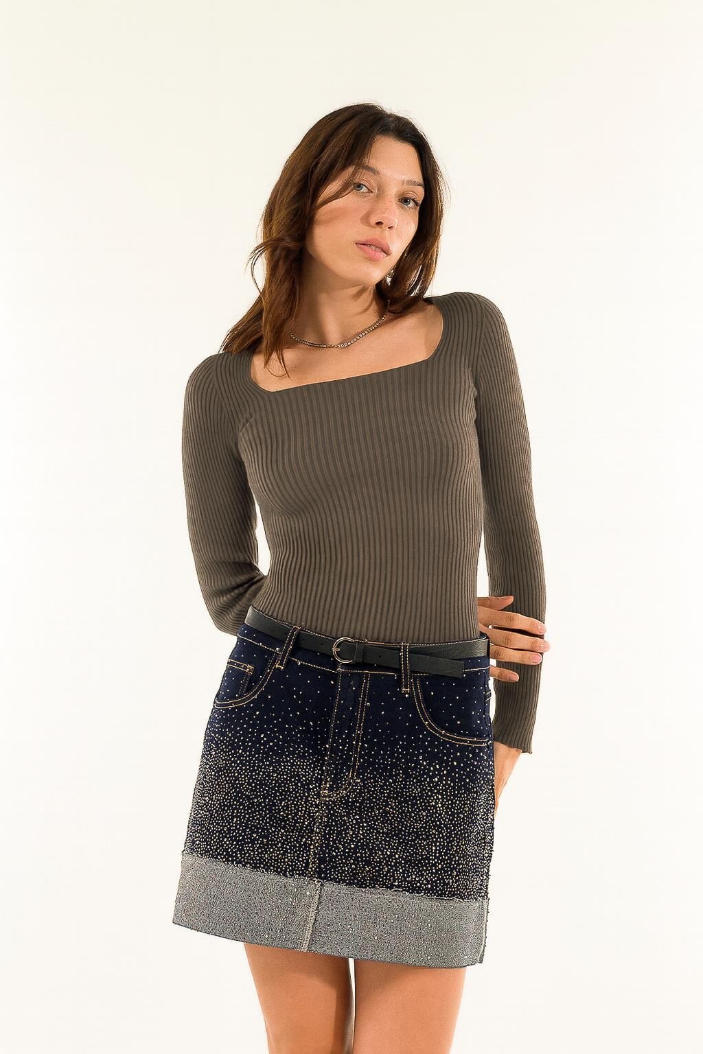 Maglia Scollo Quadro Kontatto