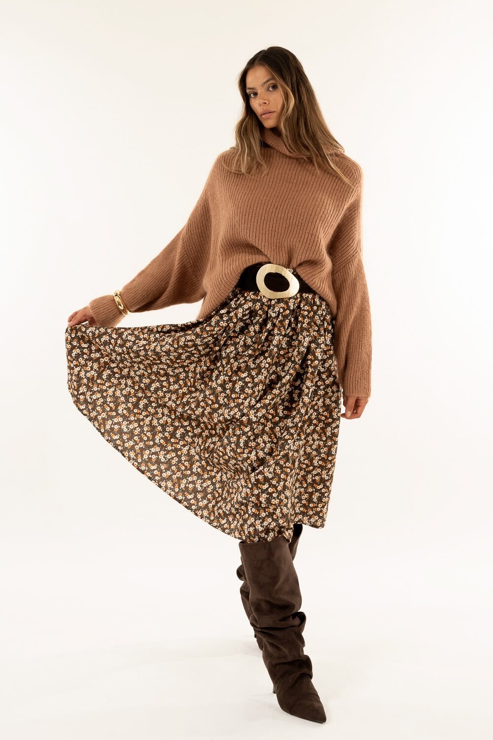 Gonna Midi Fantasia Kontatto