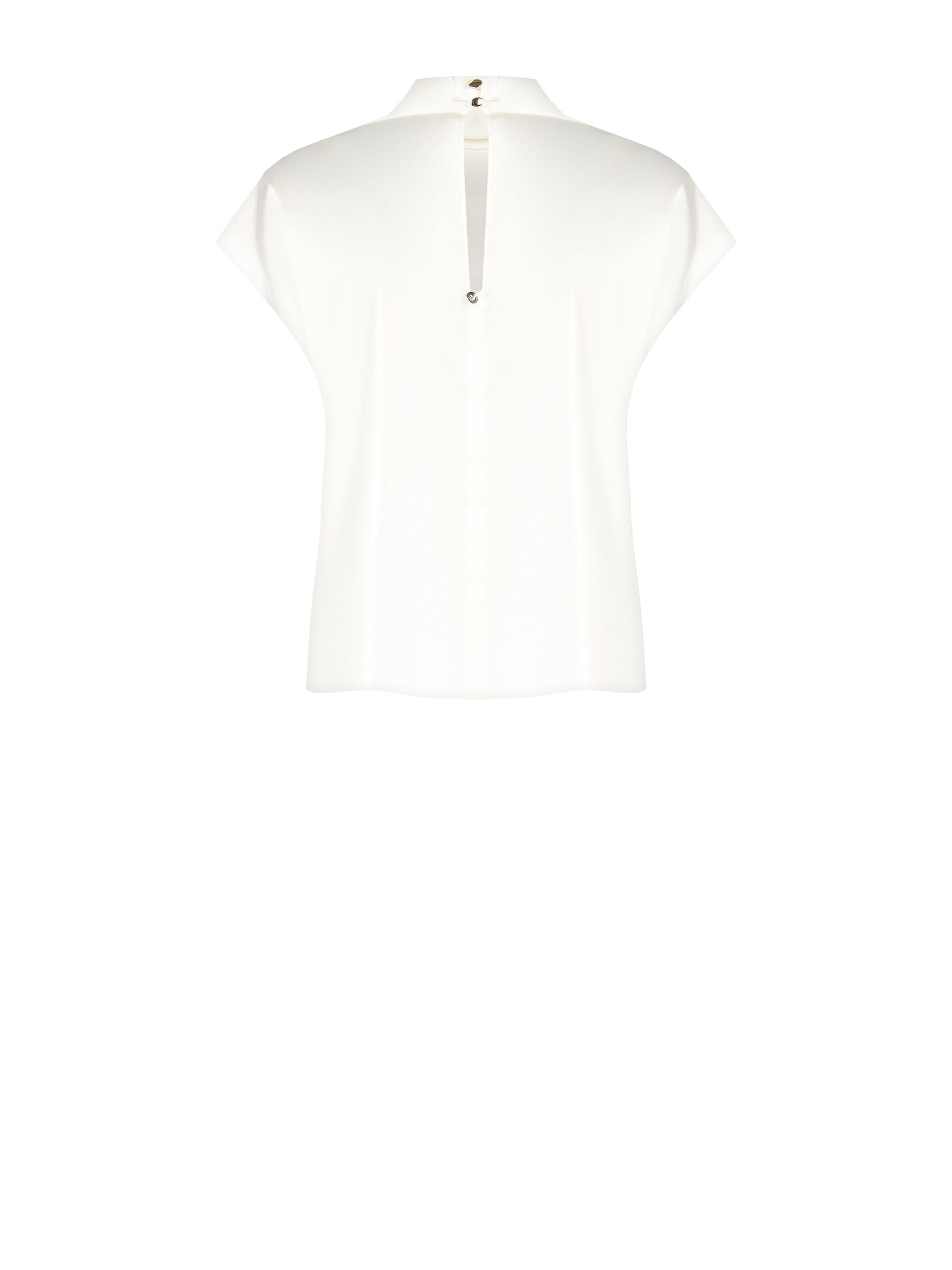 Rinascimento - Chemisier à col roulé large en satin