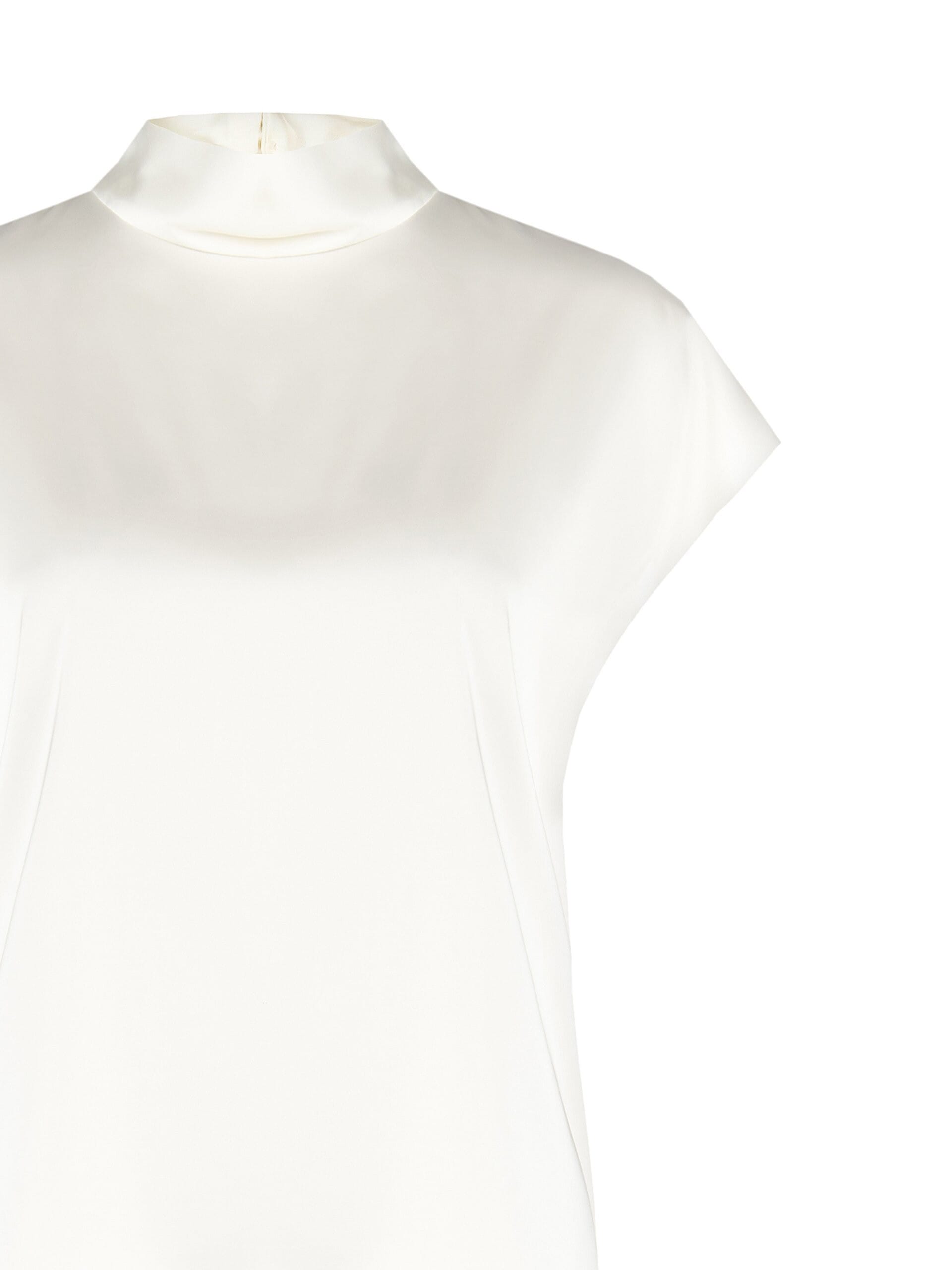 Rinascimento - Chemisier à col roulé large en satin