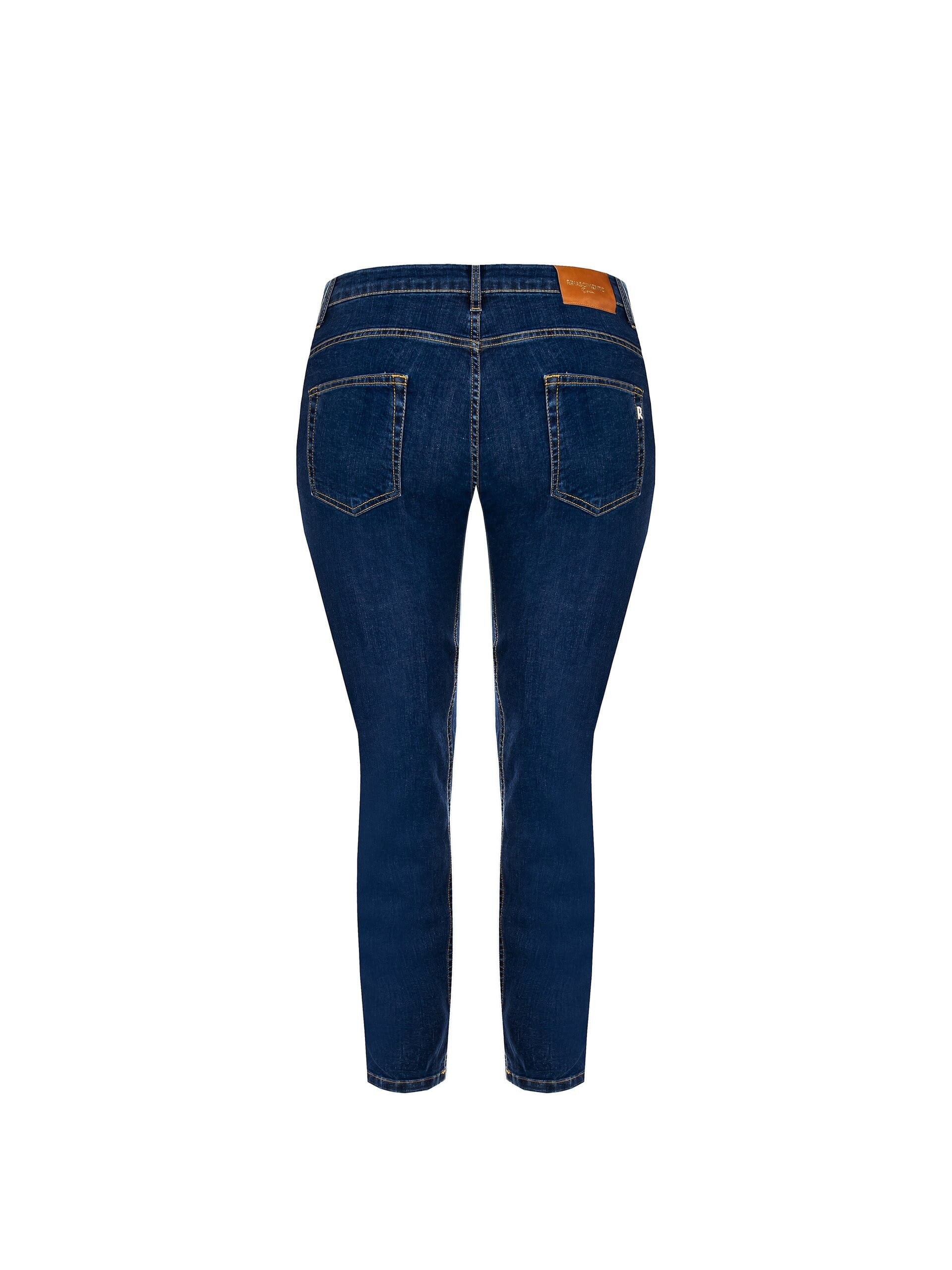 Jeans Skinny Curvy Con Targhetta Logo R Nella Tasca Dietro Rinascimento Curvy