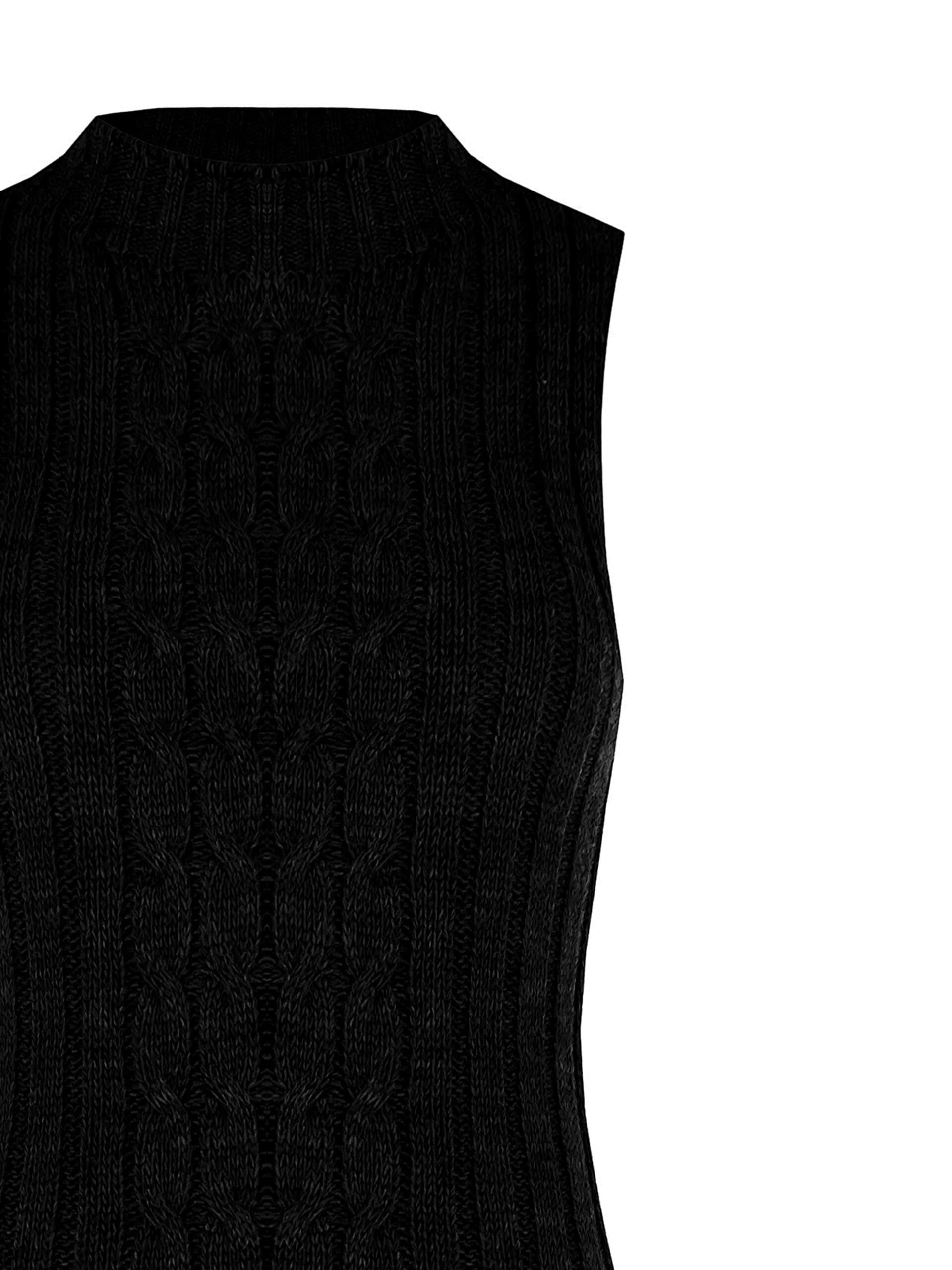 Abito Lungo A Coste Larghe Con Spacco Laterale Rinascimento