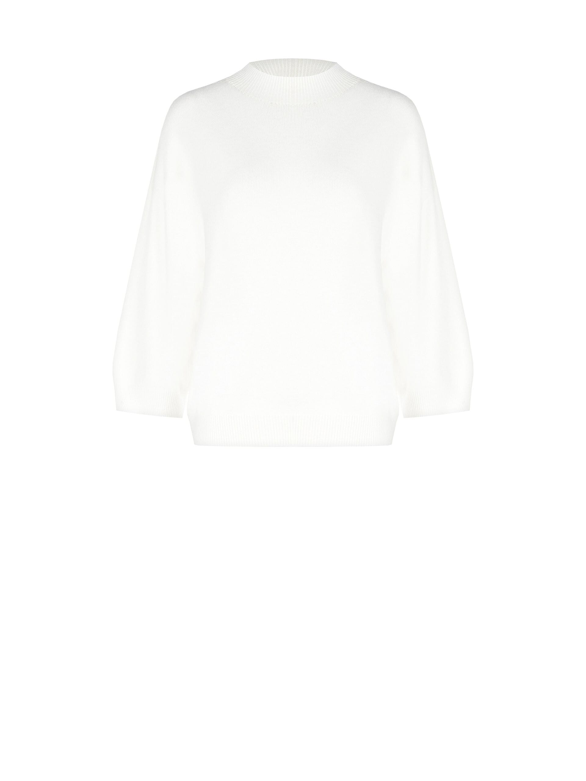 Pull à col roulé large et manches 3/4 Rinascimento