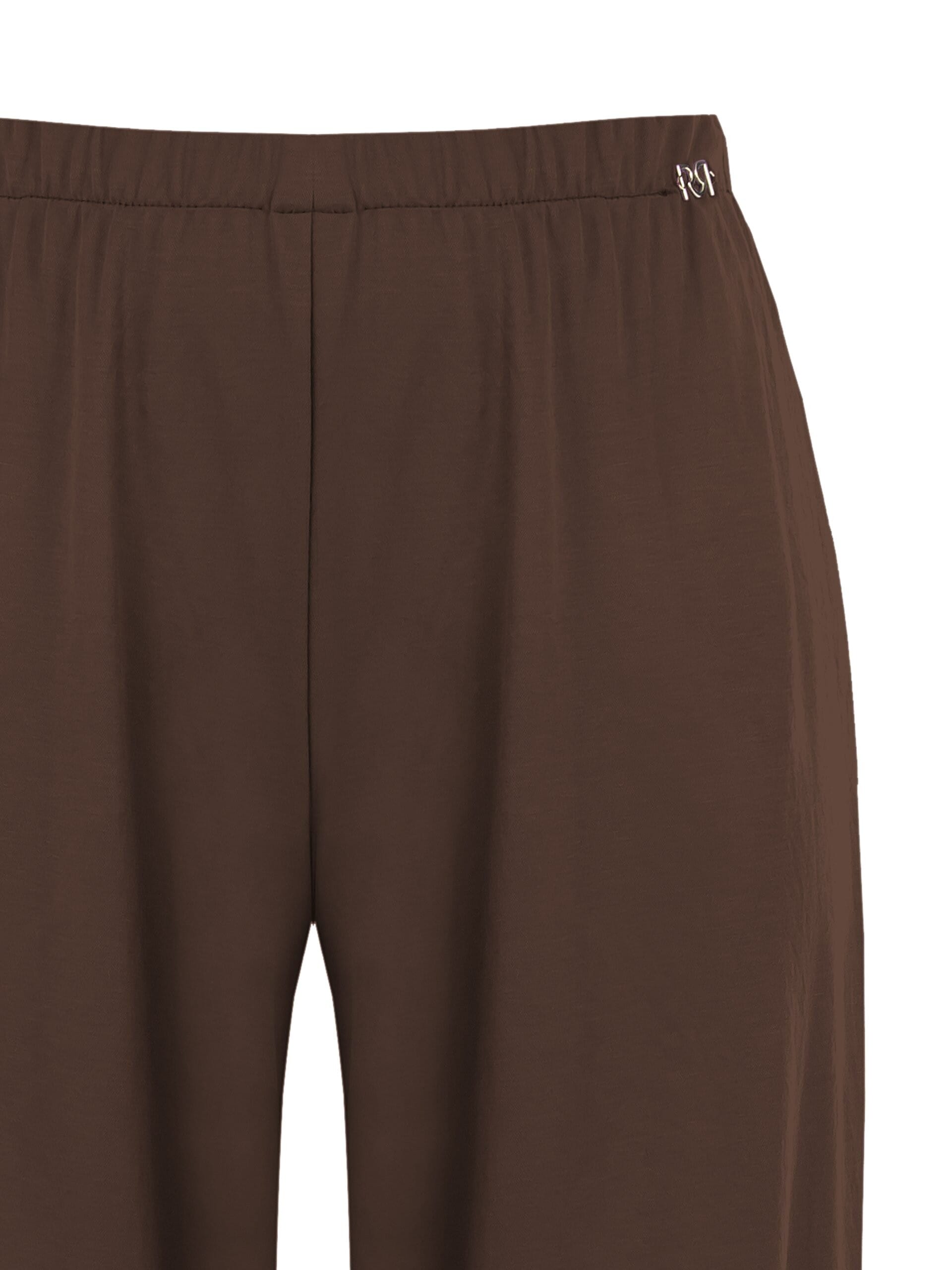 Pantaloni Palazzo In Misto Viscosa Effetto Leggermente Stropicciato Rinascimento Curvy