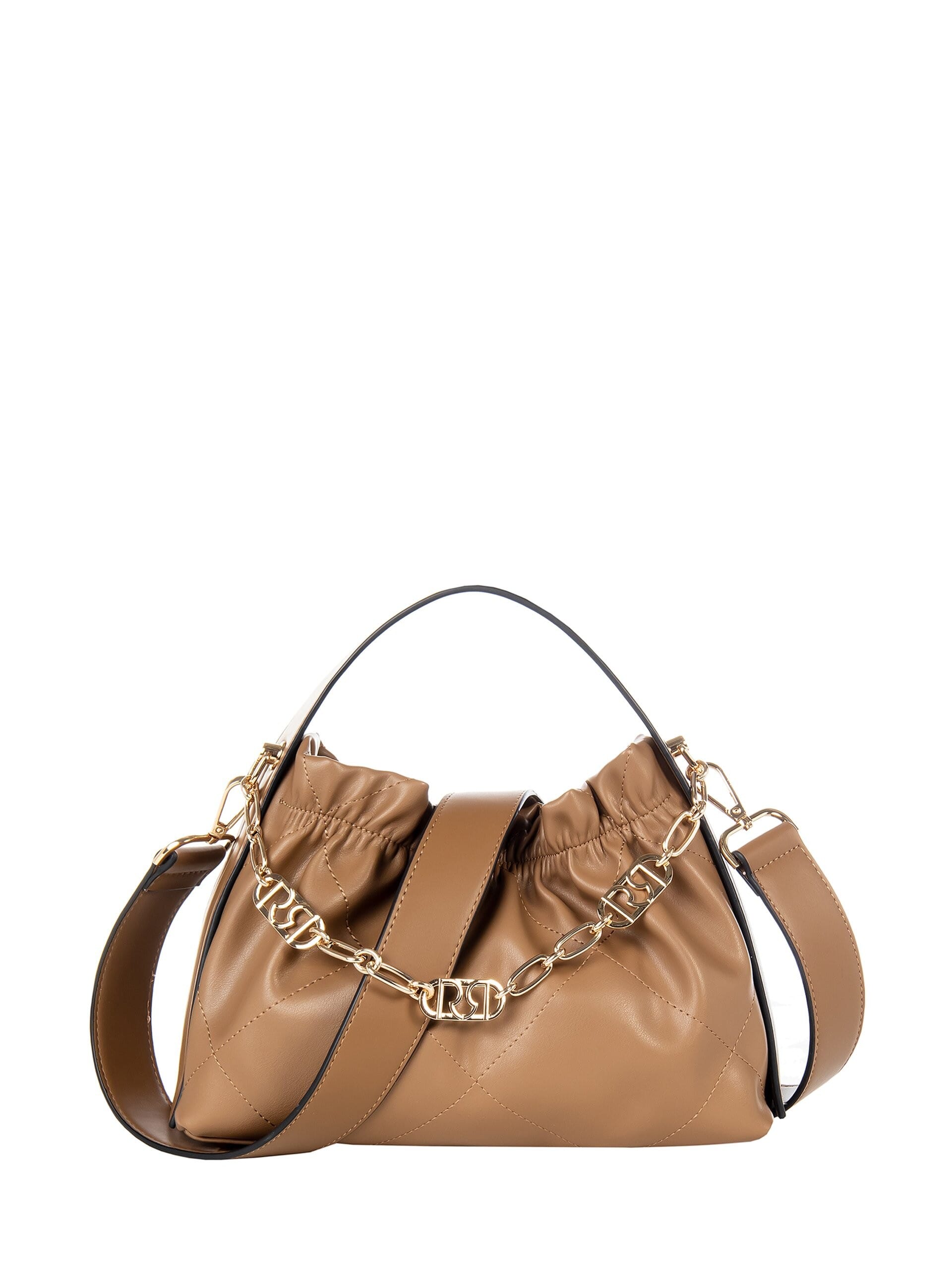 Borsa A Secchiello In Similpelle Trapuntata Con 1 Tracolla Removibile Rinascimento