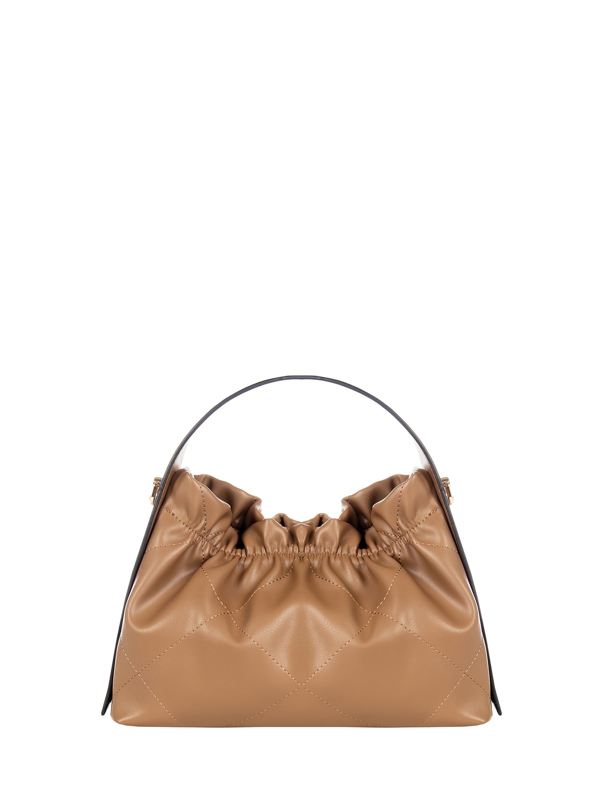 Borsa A Secchiello In Similpelle Trapuntata Con 1 Tracolla Removibile Rinascimento