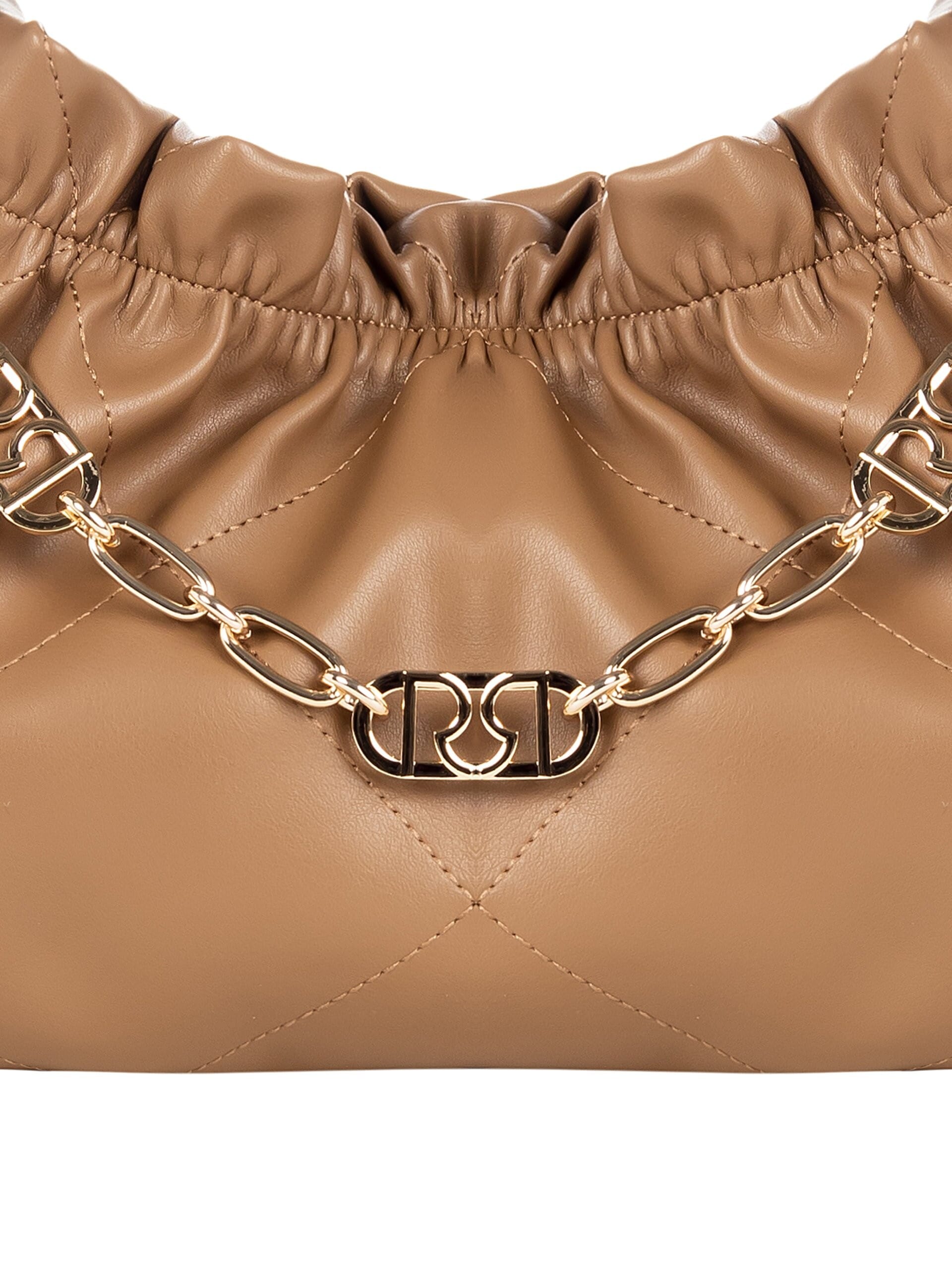 Borsa A Secchiello In Similpelle Trapuntata Con 1 Tracolla Removibile Rinascimento