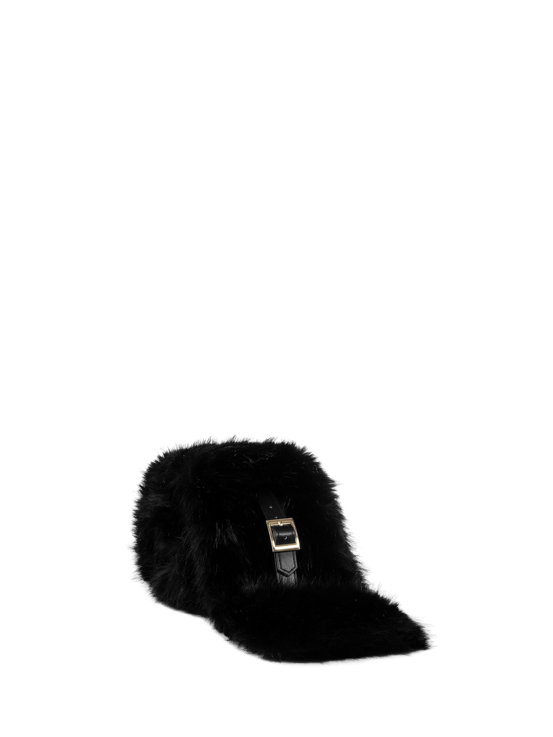 Scaldacollo In Pelliccia Sintetica Con Cinturino Rinascimento