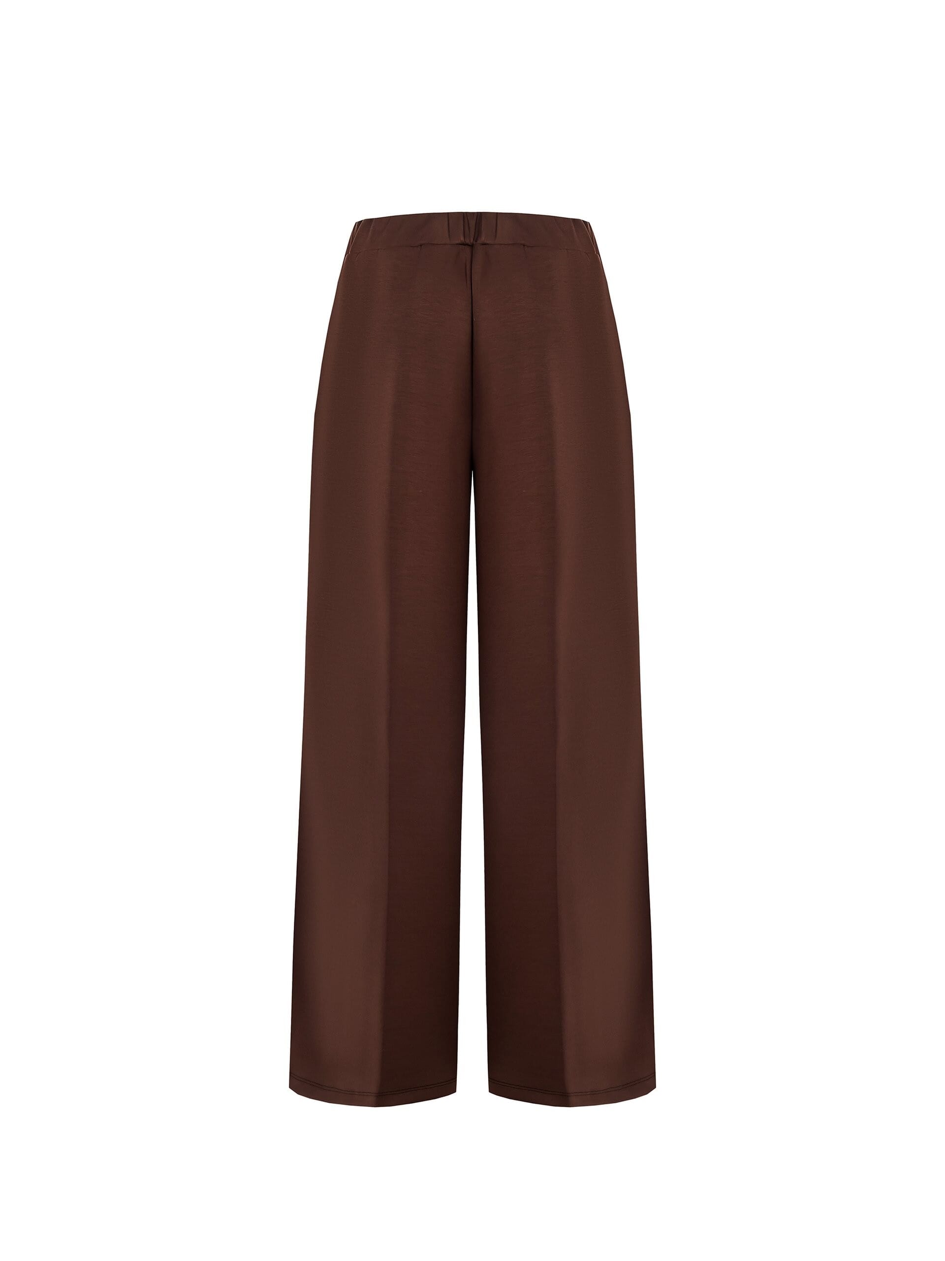 Pantalon en néoprène Palace avec bande latérale en satin Rinascimento