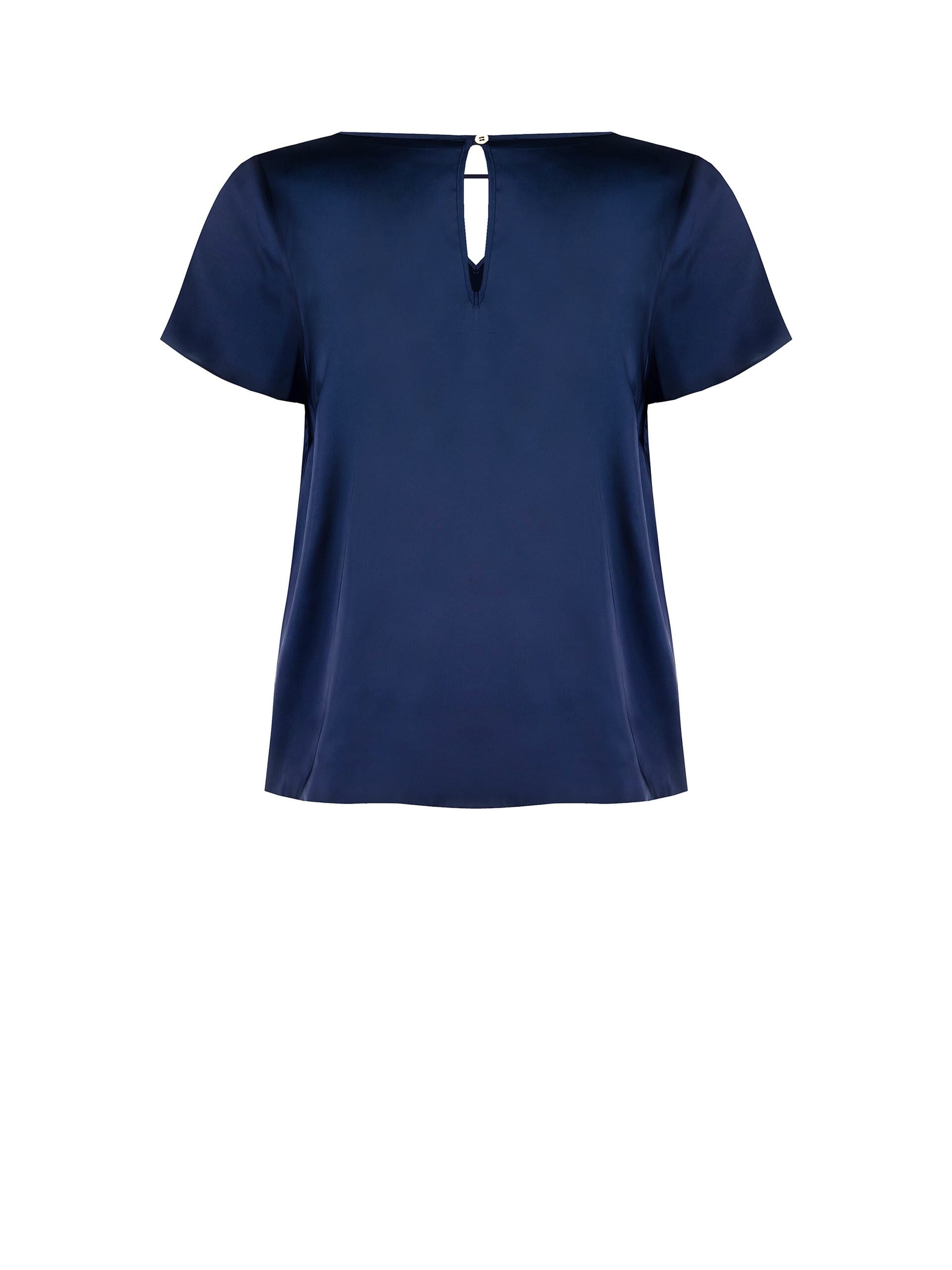 Blusa Curvy Ampia E Fluida In Raso Rinascimento Curvy