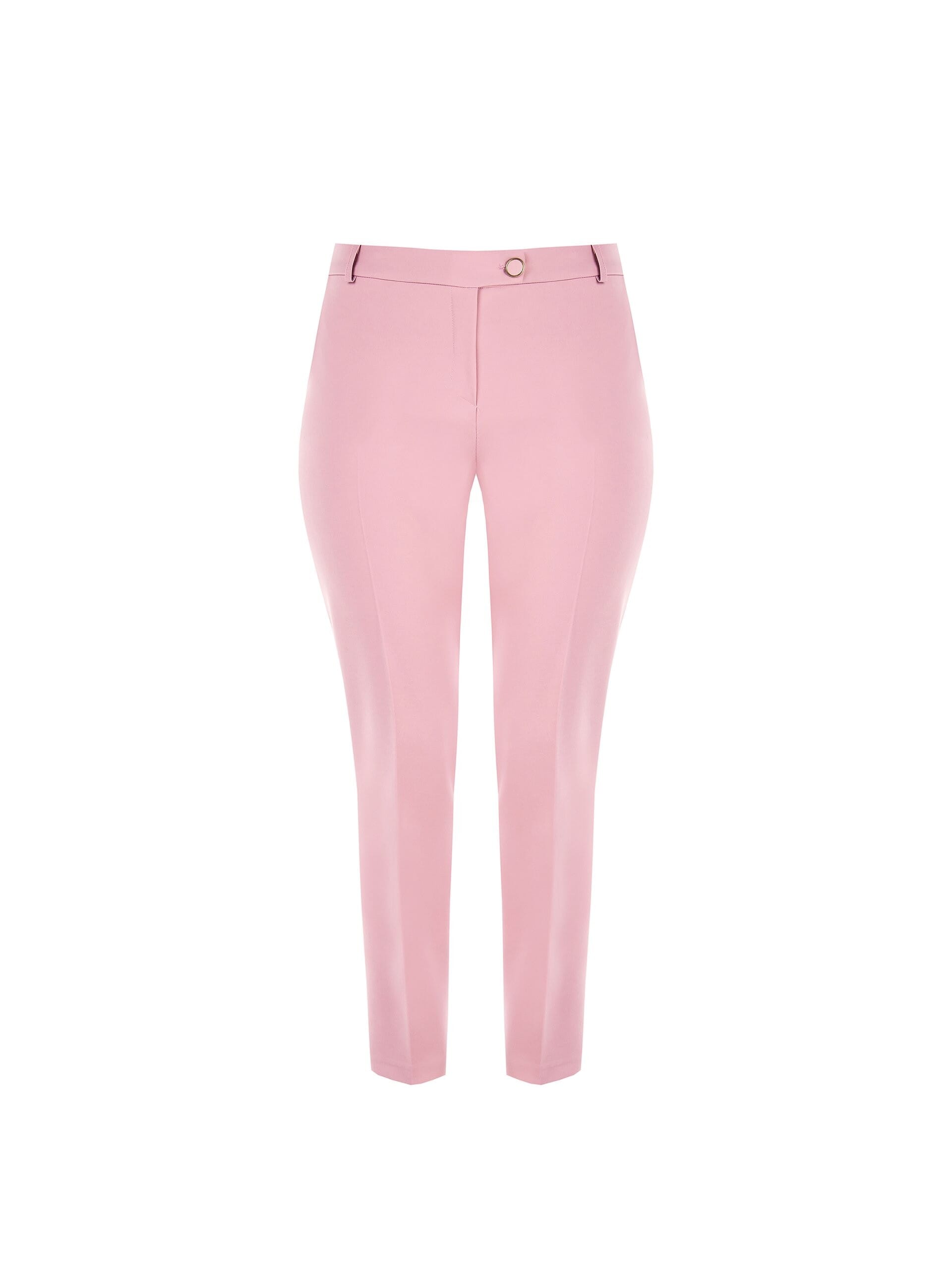 Pantaloni Curvy A Sigaretta In Tessuto Tecnico Con Elastico Dietro Rinascimento Curvy