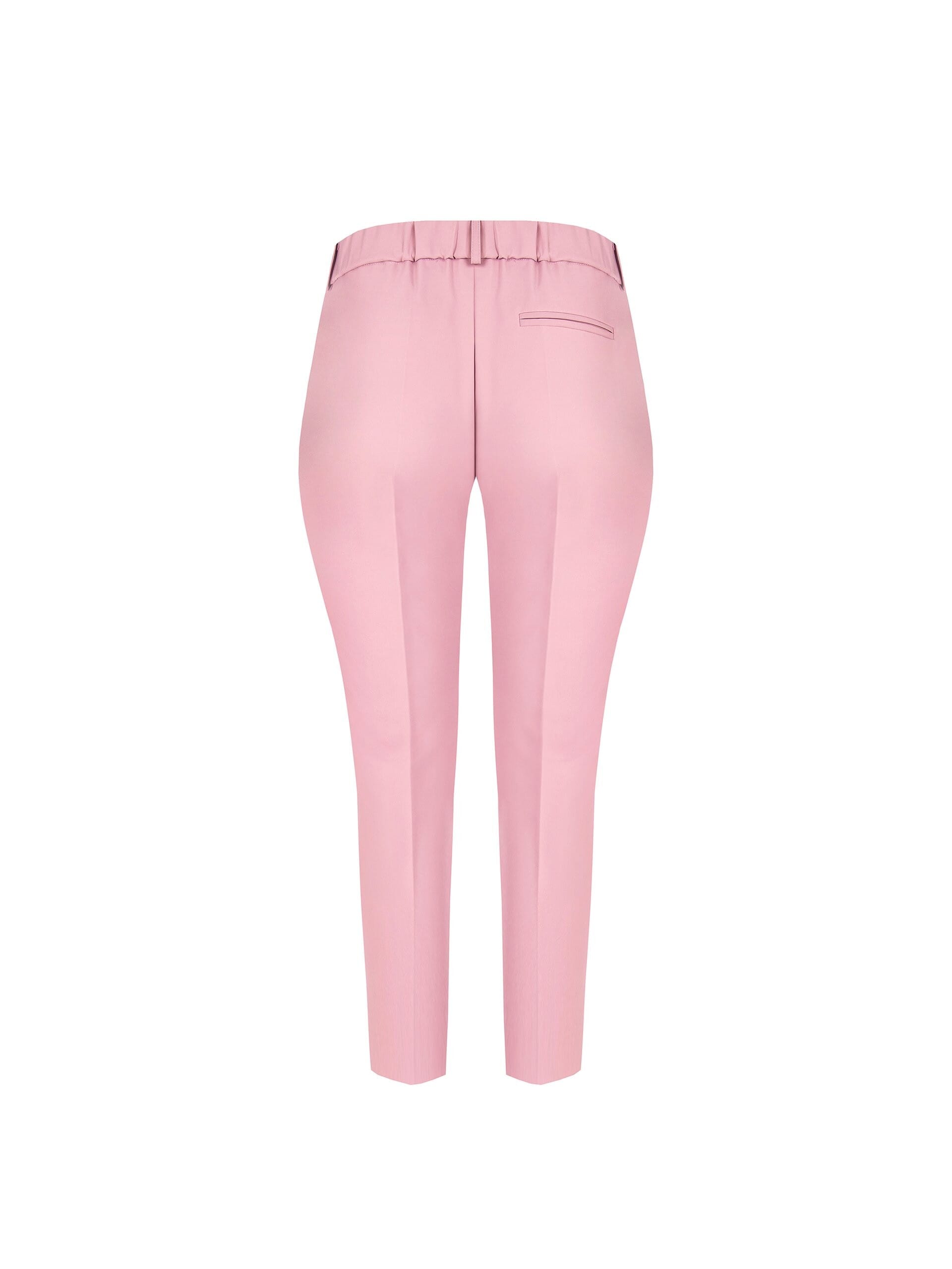 Pantaloni Curvy A Sigaretta In Tessuto Tecnico Con Elastico Dietro Rinascimento Curvy