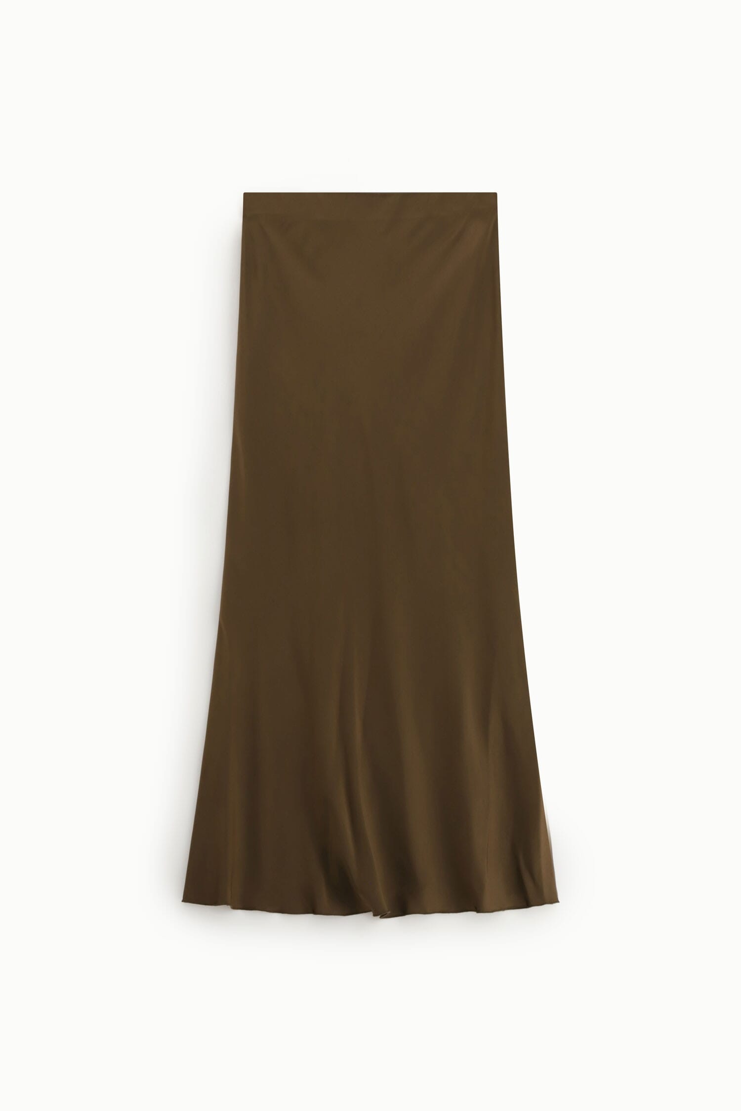 Gonna Midi Svasata Con Taglio Pulito Dixie