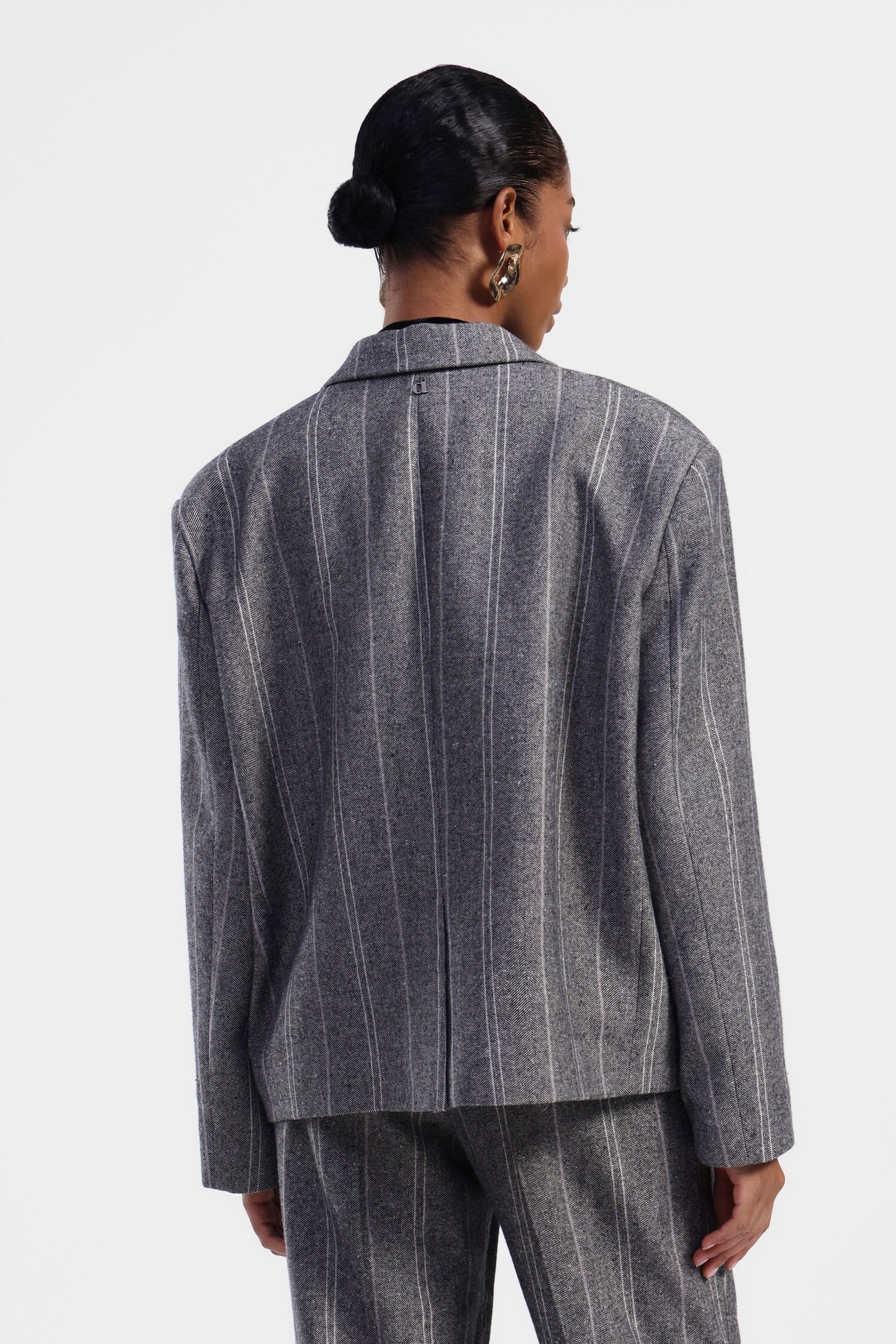 Blazer rayé avec boutons Dixie