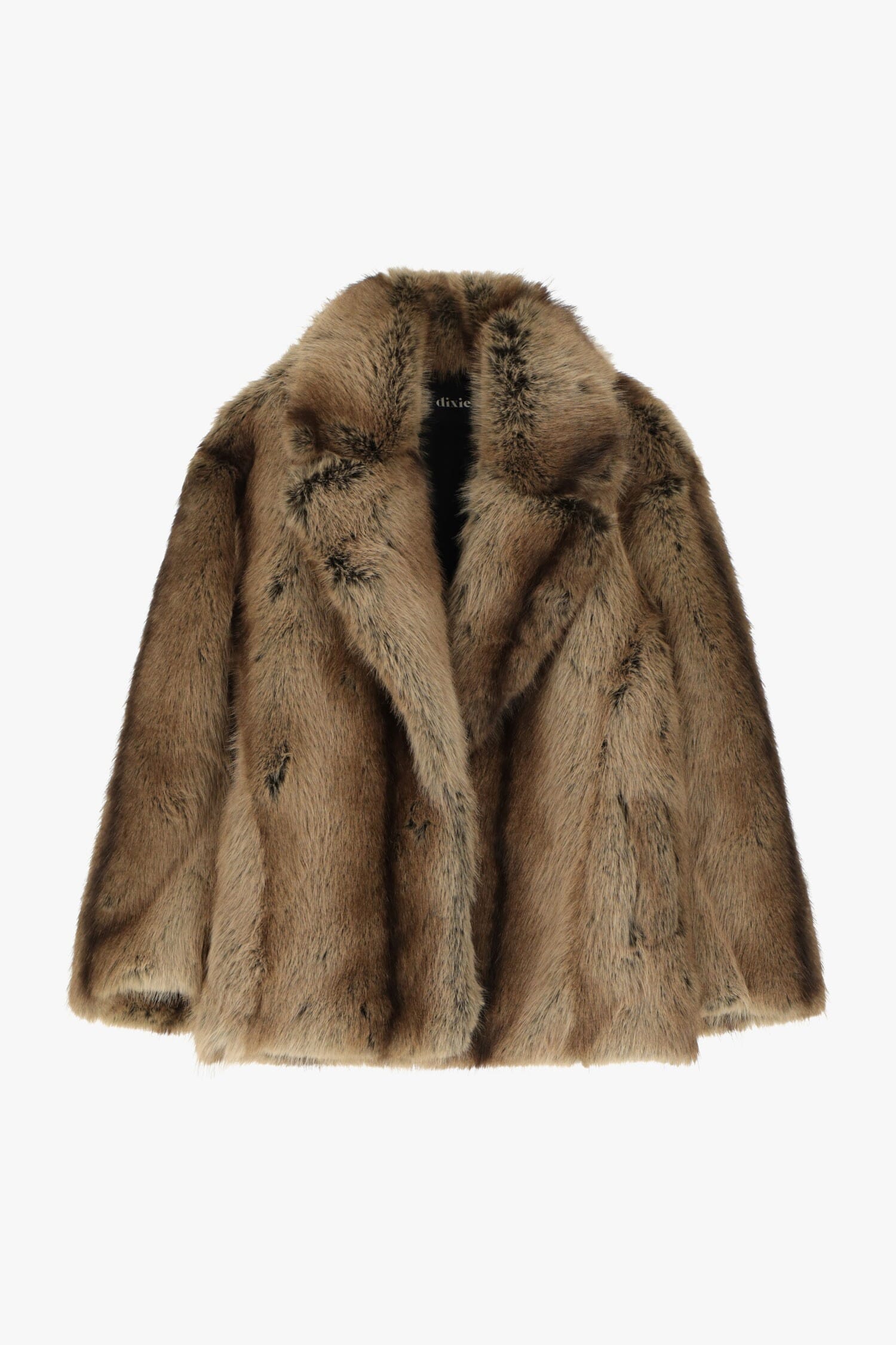 Eco-Fur Corta Con Ampio Revers E Volume Dixie