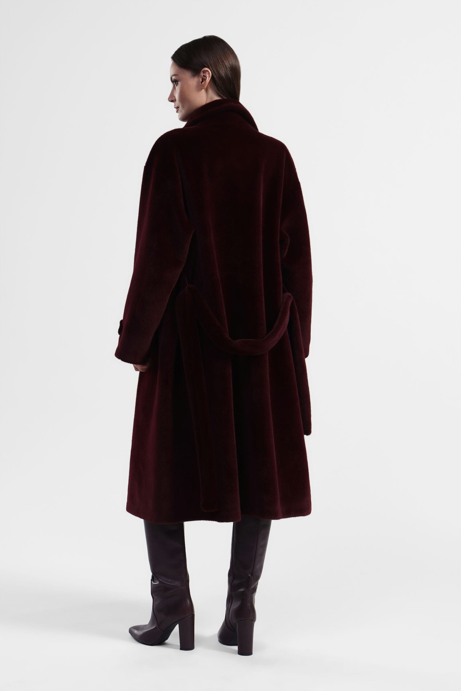 Cappotto Lungo Con Bottoni E Cintura Dixie