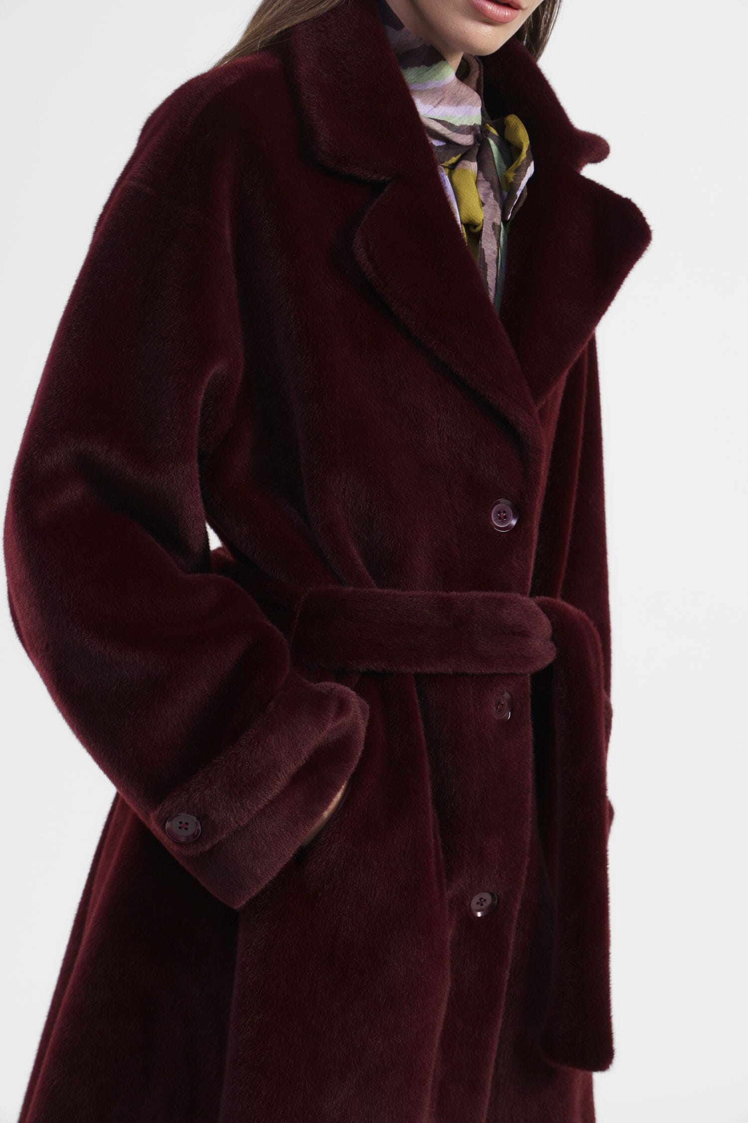 Cappotto Lungo Con Bottoni E Cintura Dixie