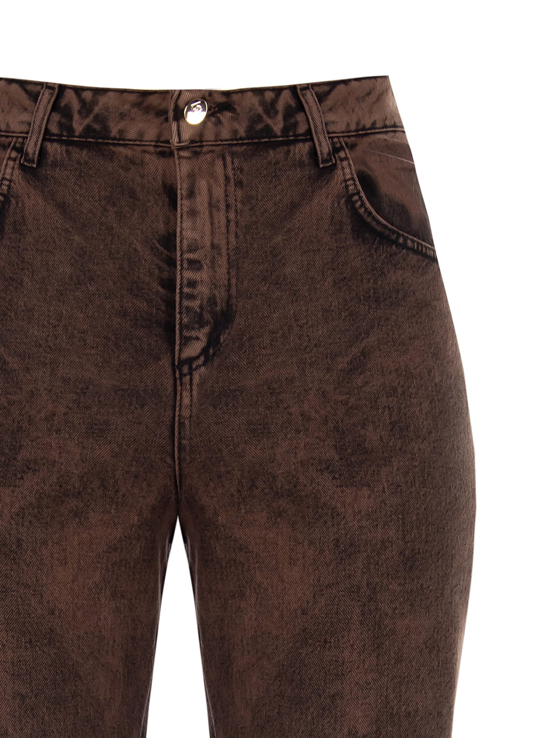 Jeans Wide Leg Curvy Con Targhetta Logo R Nella Tasca Dietro Rinascimento Curvy