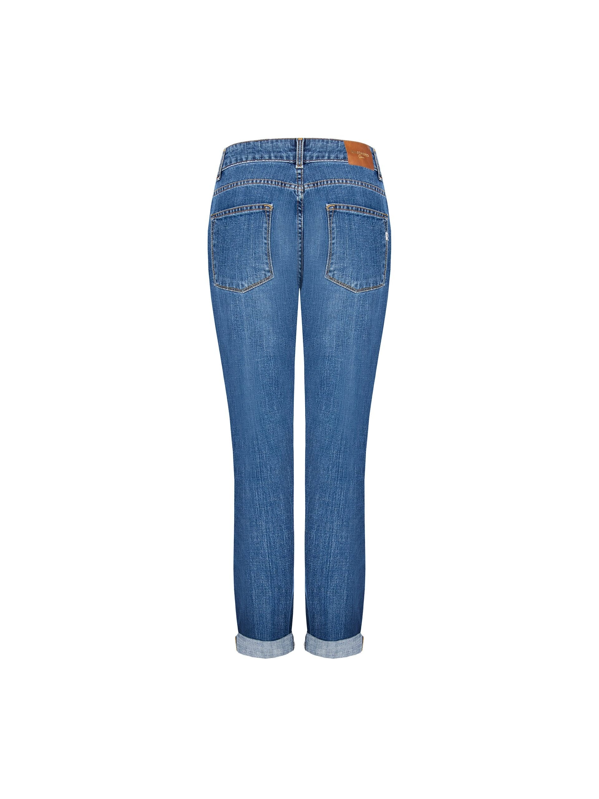 Jean skinny avec revers Rinascimento