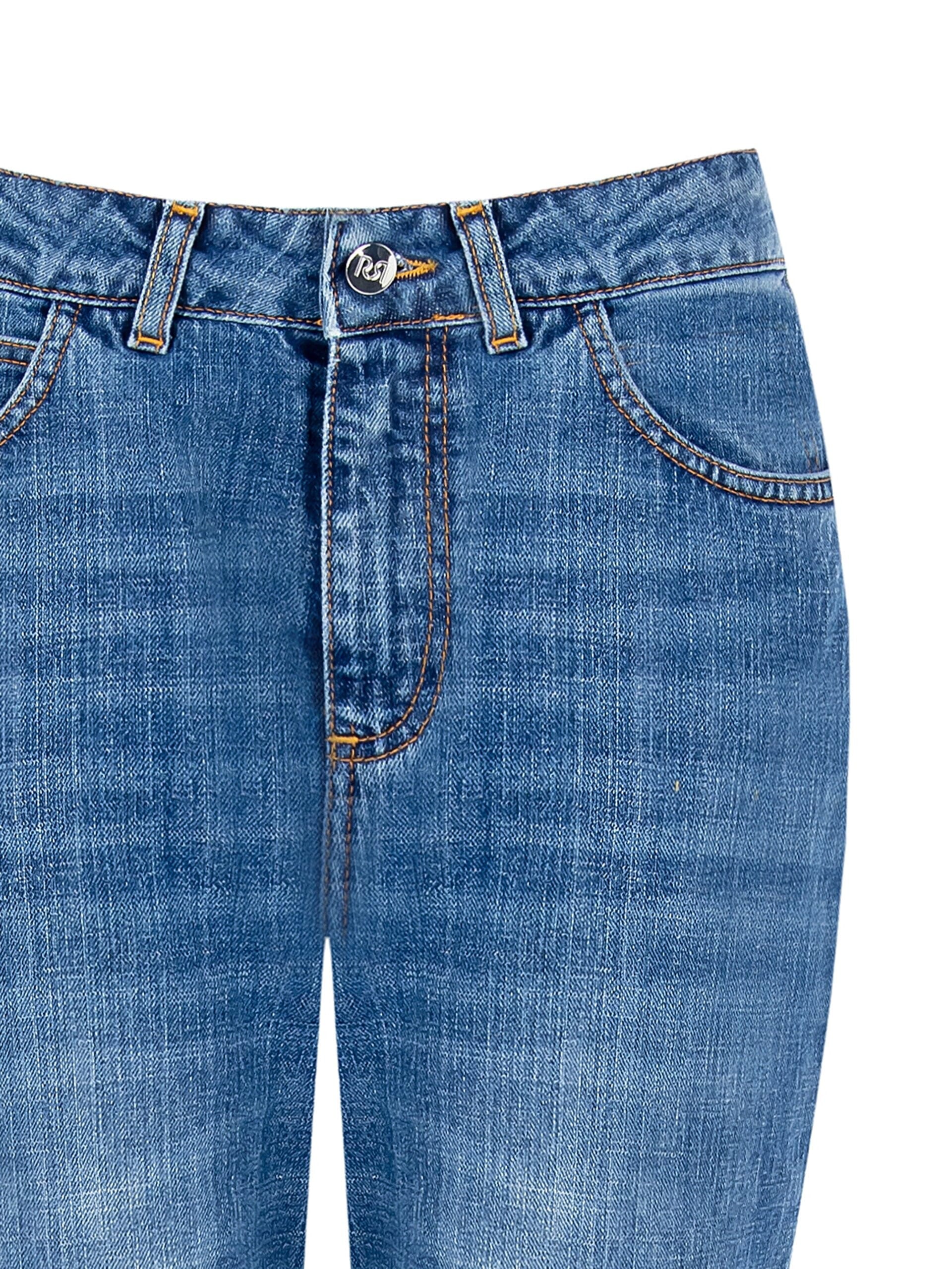 Jean skinny avec revers Rinascimento