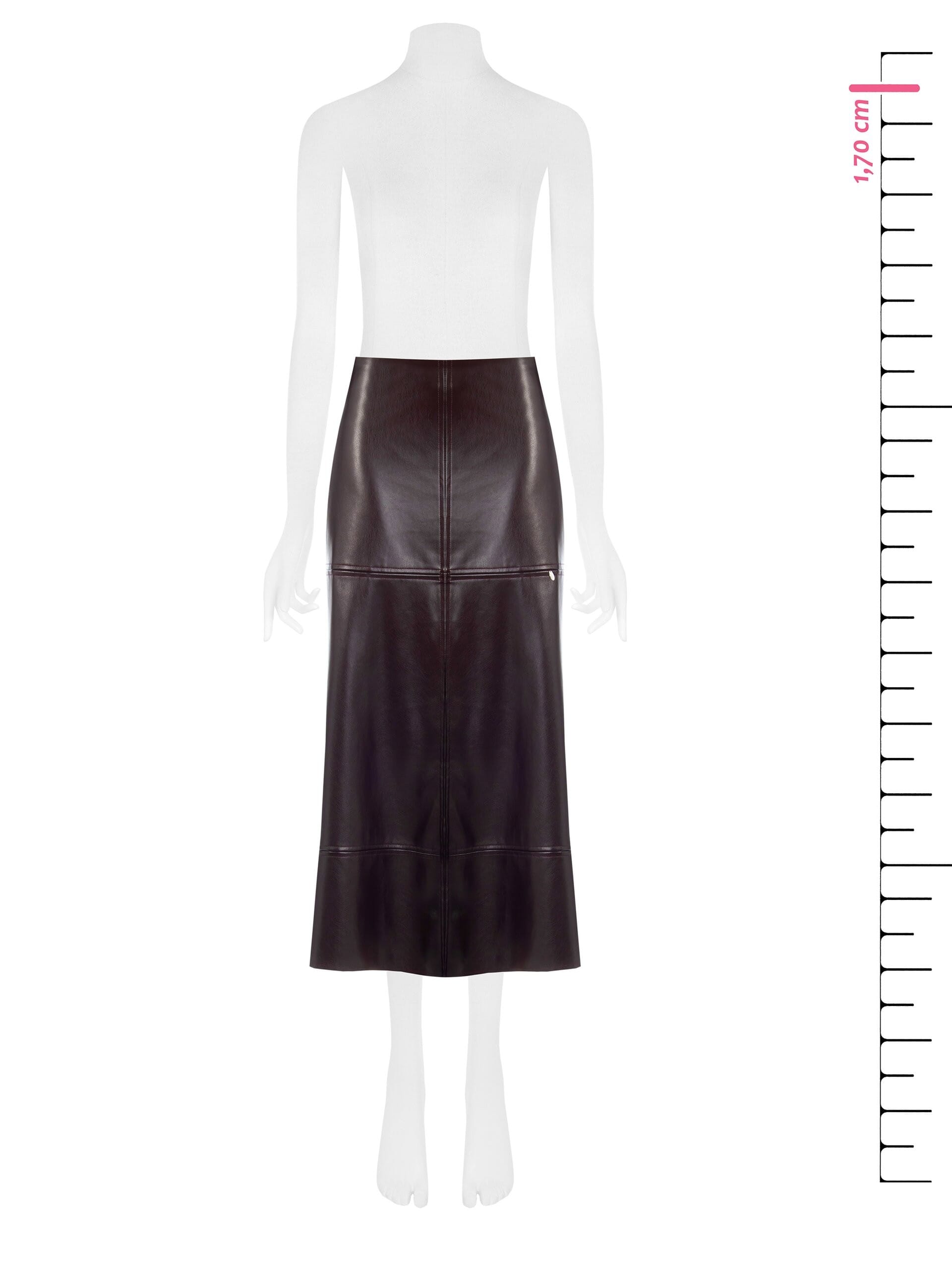 Gonna Lunga A Ruota In Similpelle Rinascimento