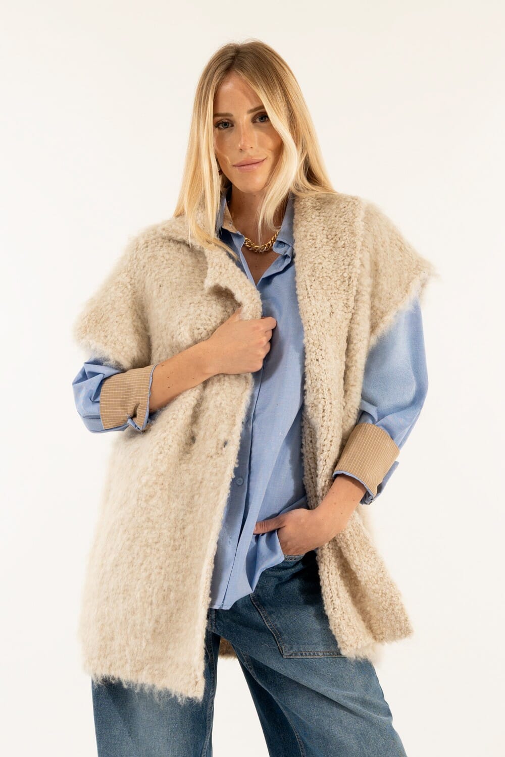 Giacca Smanicata Doppio Petto Kontatto