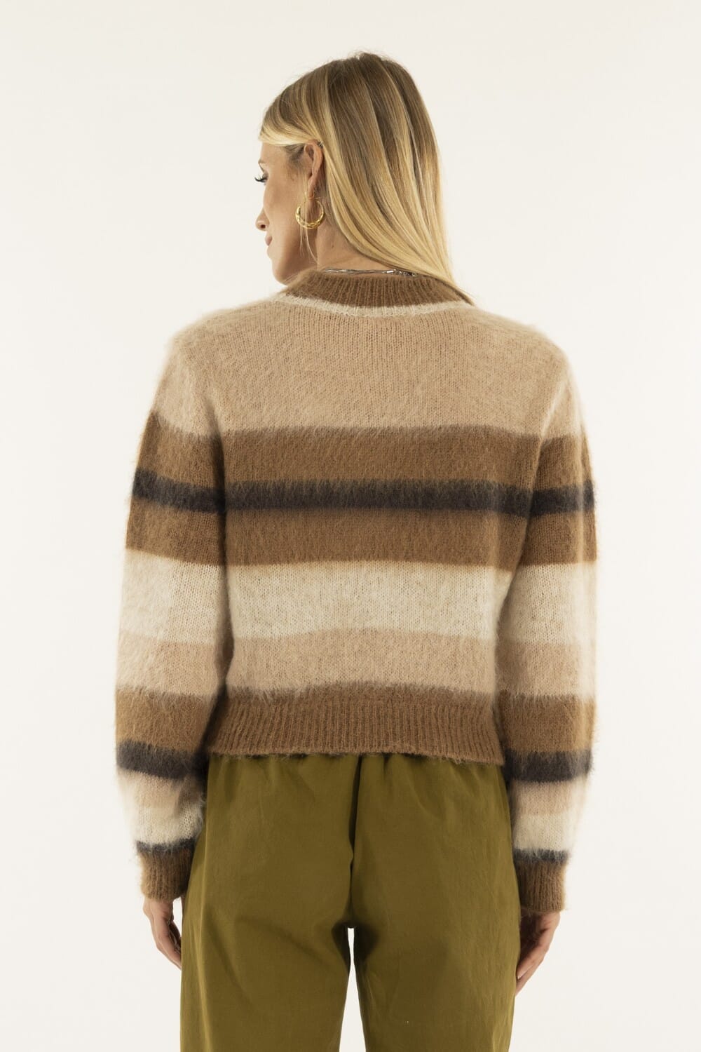 Girocollo Righe Kontatto