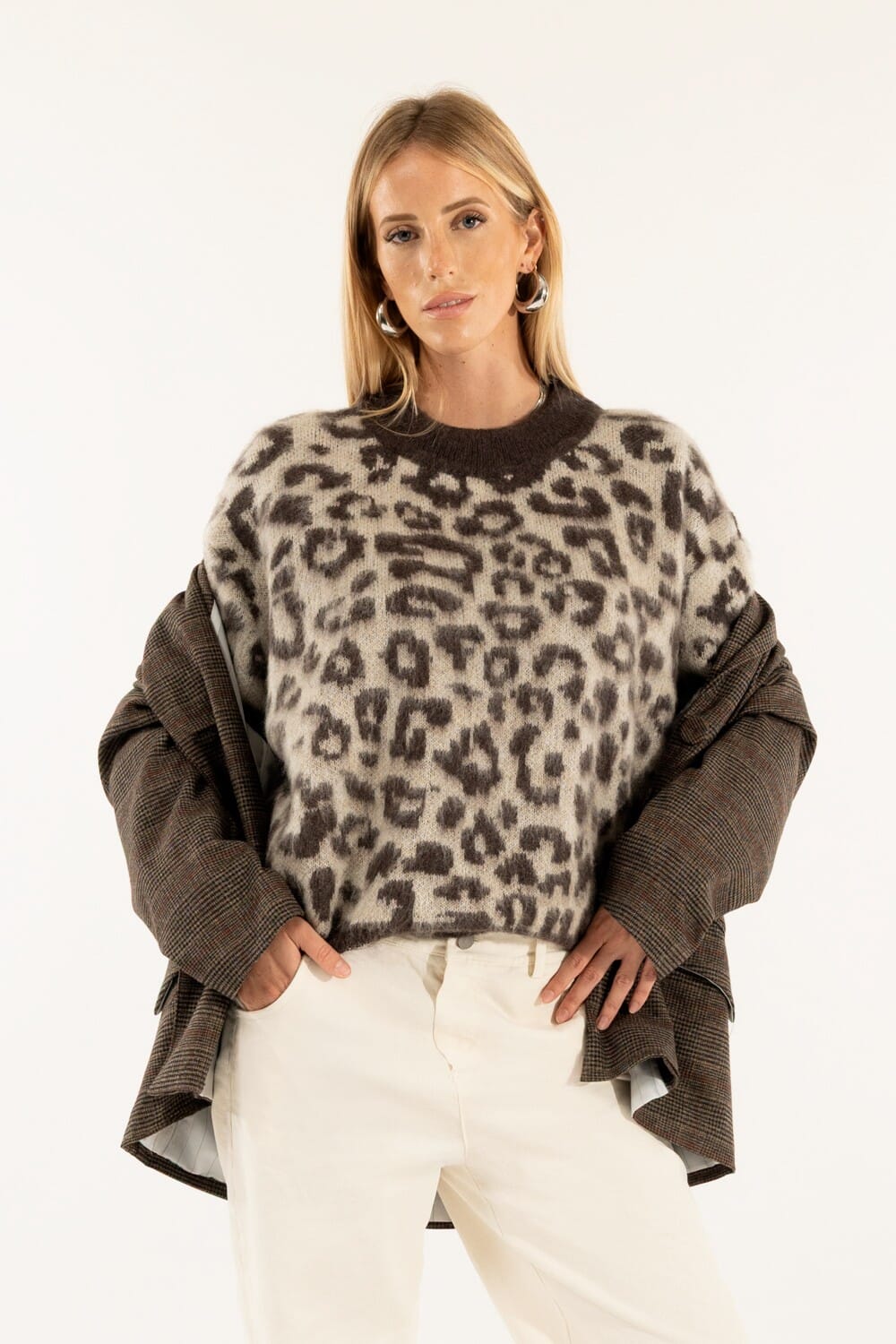 Girocollo Maculato Kontatto