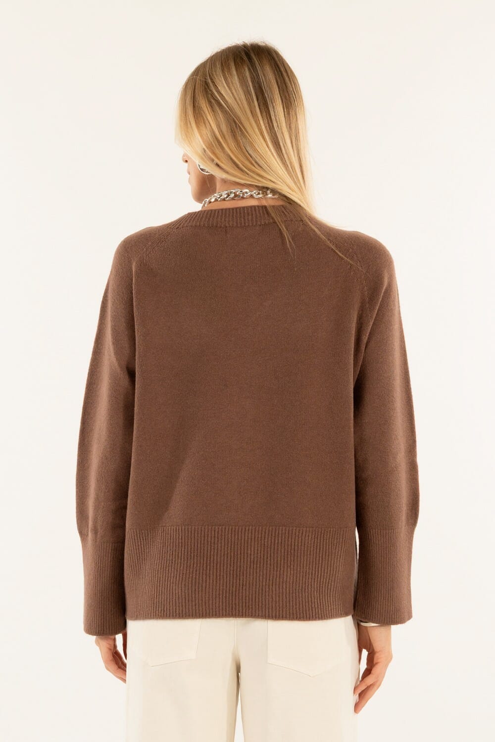 Kontatto Maillot raglan à col ras du cou