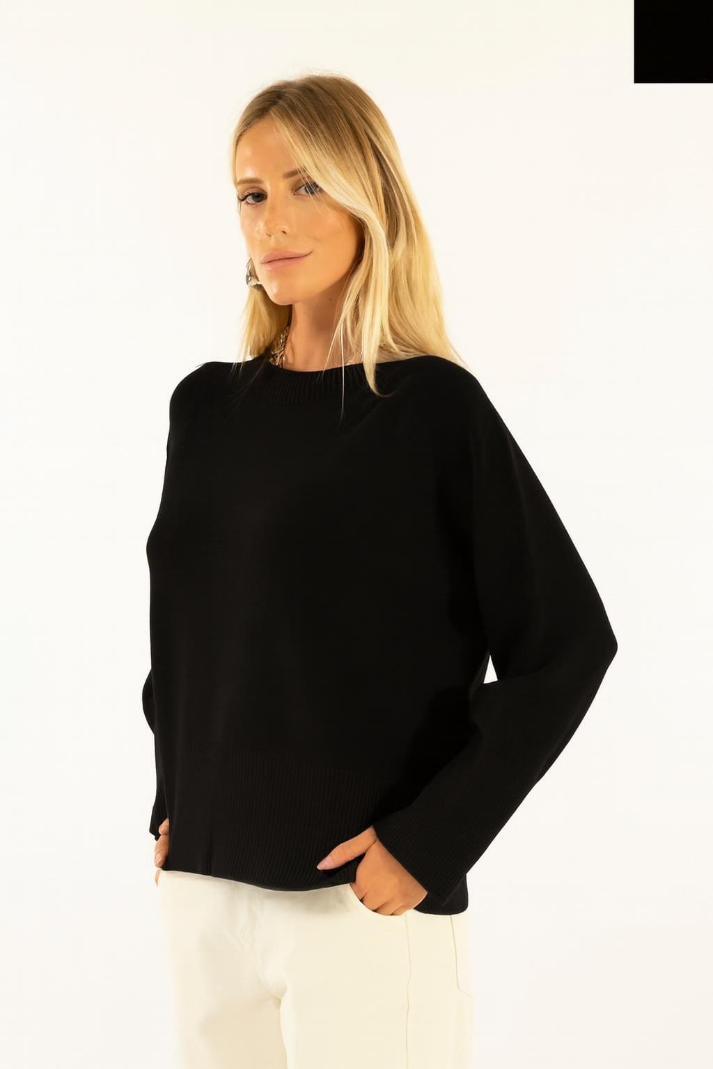 Kontatto Maillot raglan à col ras du cou