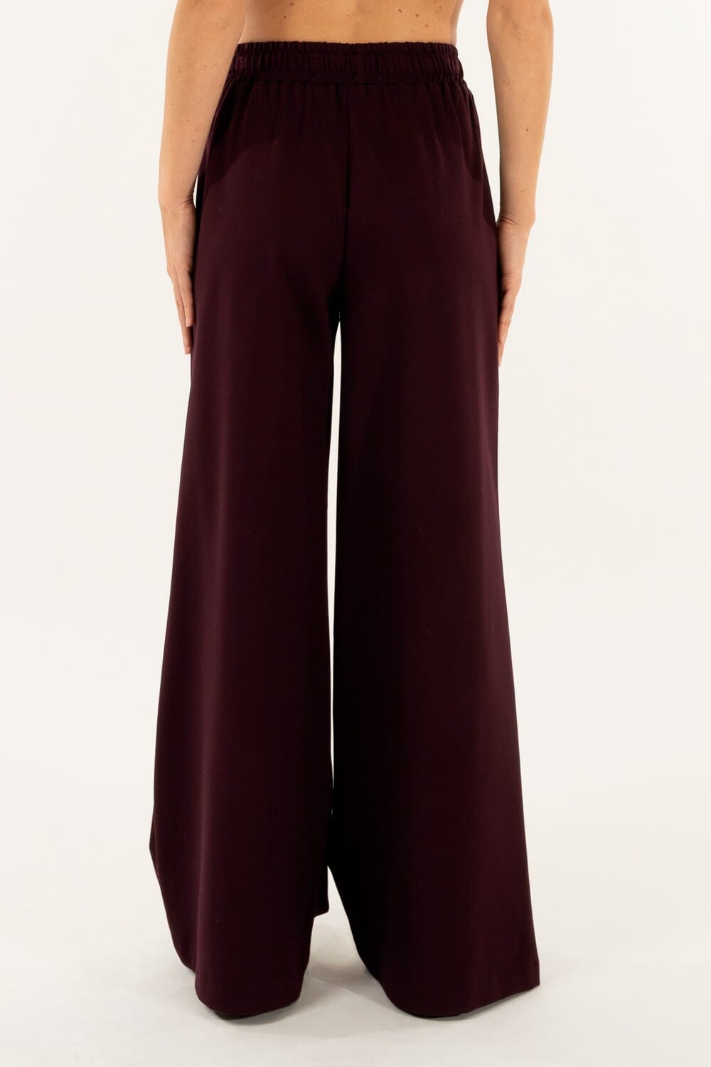 Straight Waist Elastic Trousers Kontatto