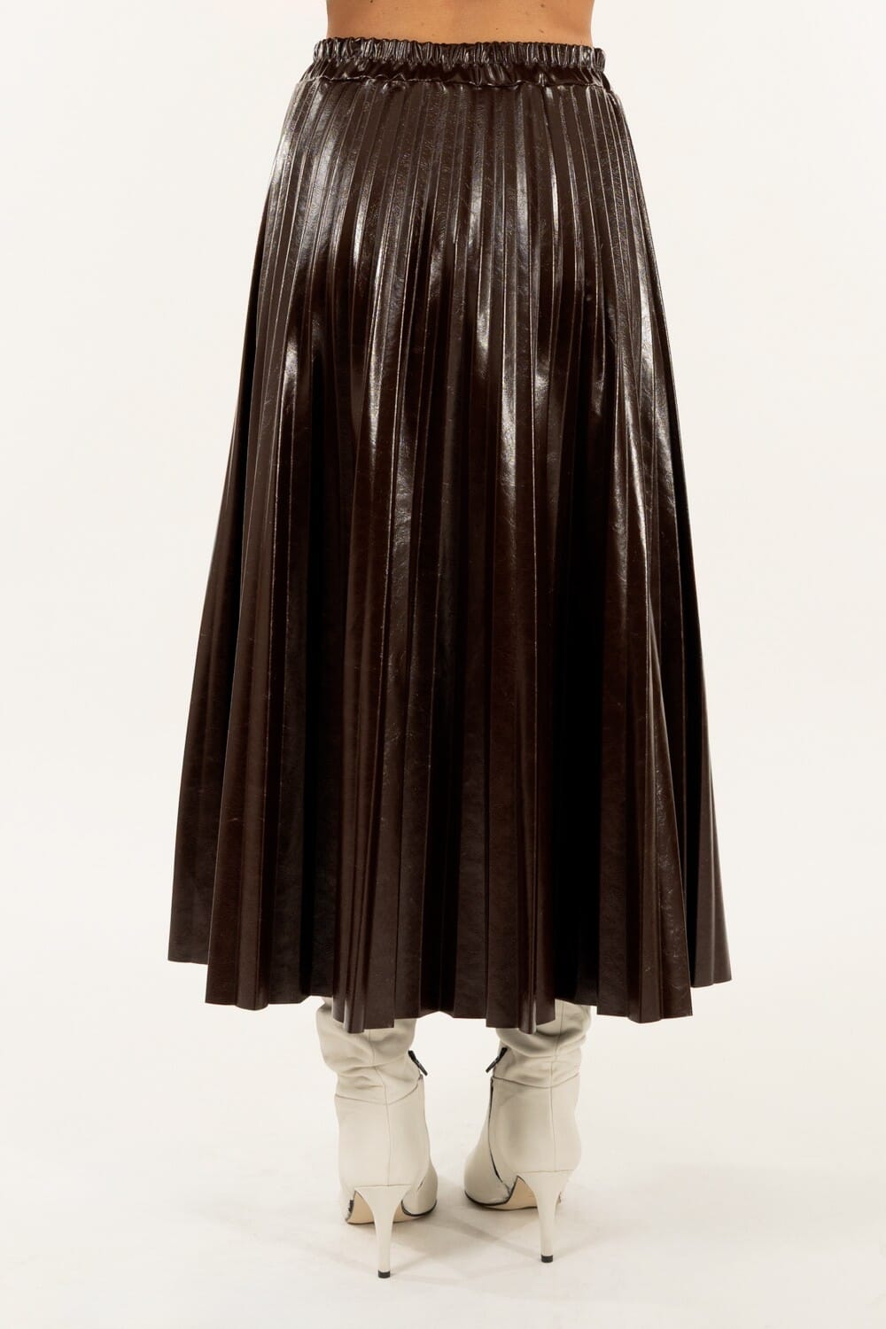 Longuette Plisse Ecopelle Kontatto