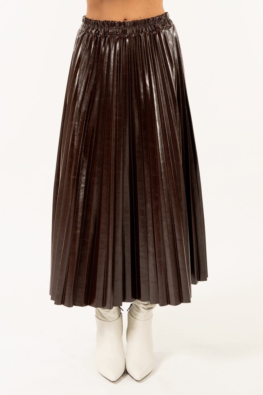 Longuette Plisse Ecopelle Kontatto