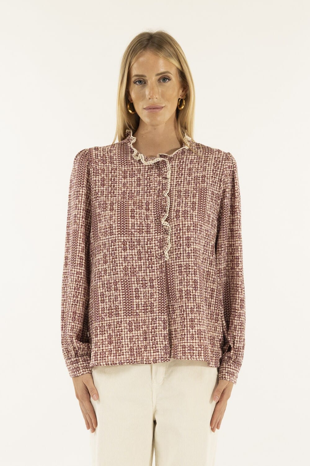 Camicia Passamaneria Collo Kontatto