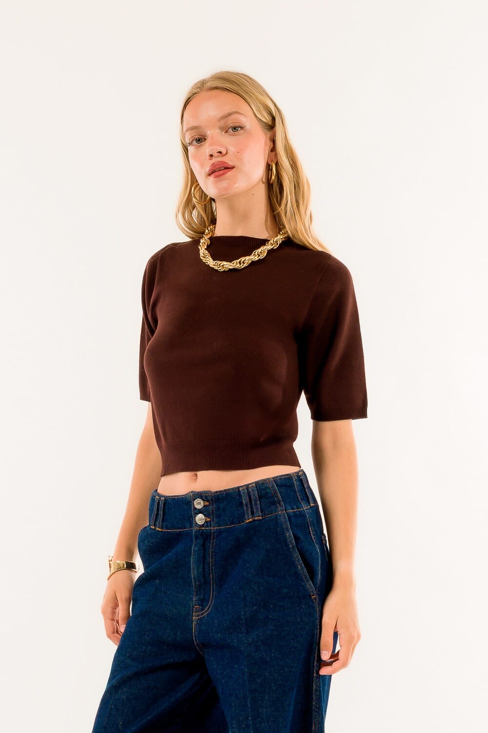 Girocollo Manica Corta Kontatto