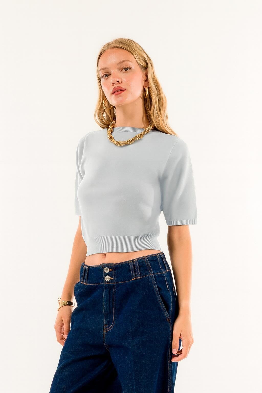 Girocollo Manica Corta Kontatto