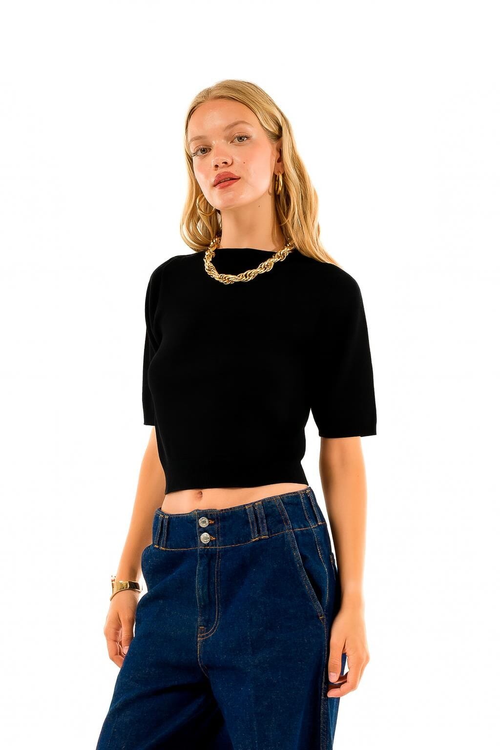 Girocollo Manica Corta Kontatto