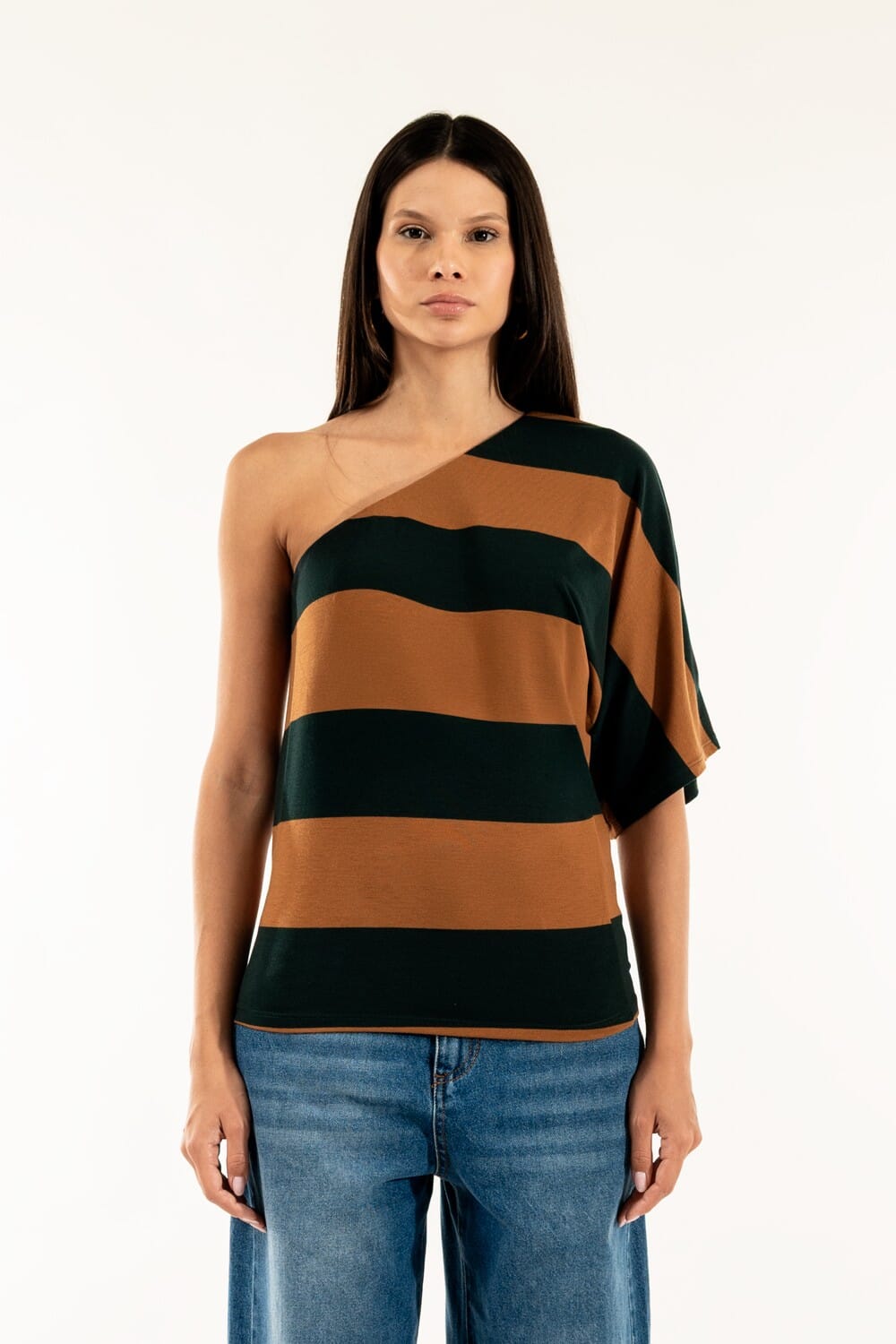 Blusa Monospalla Riga Kontatto