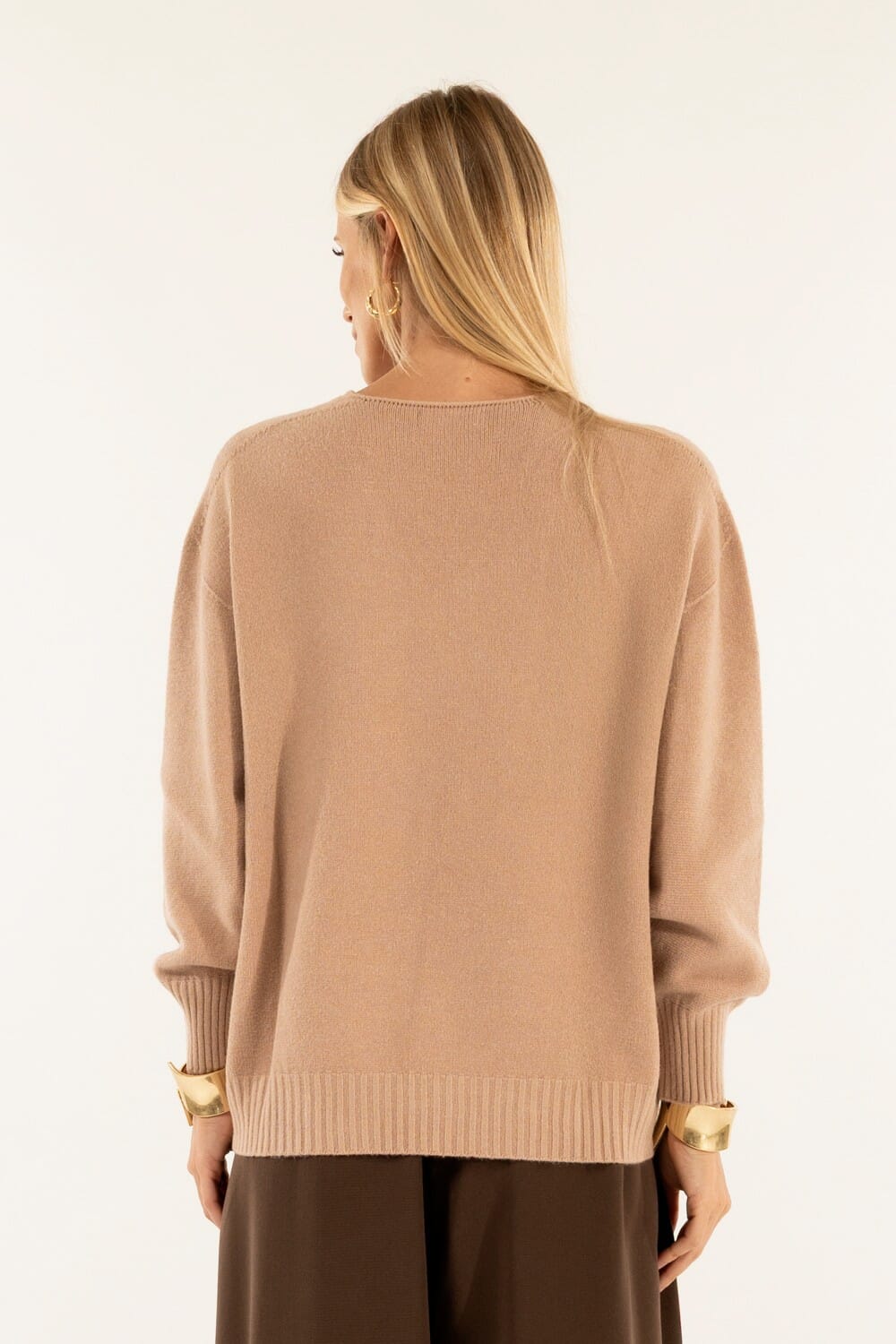 Maglia Scollo V Manica Larga Kontatto