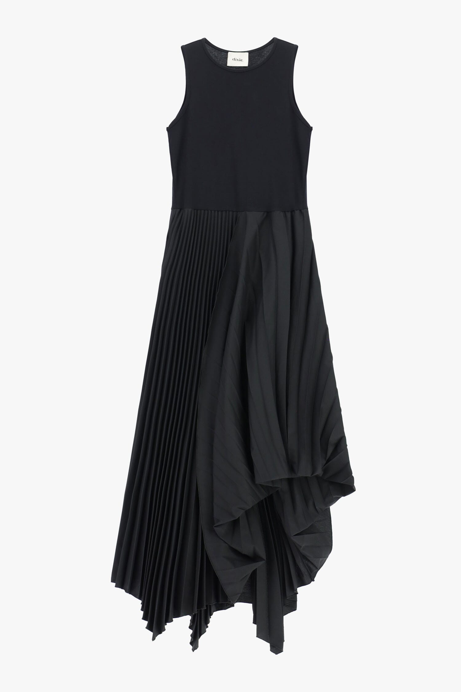 Abito Lungo Con Gonna Pieghevole Dixie