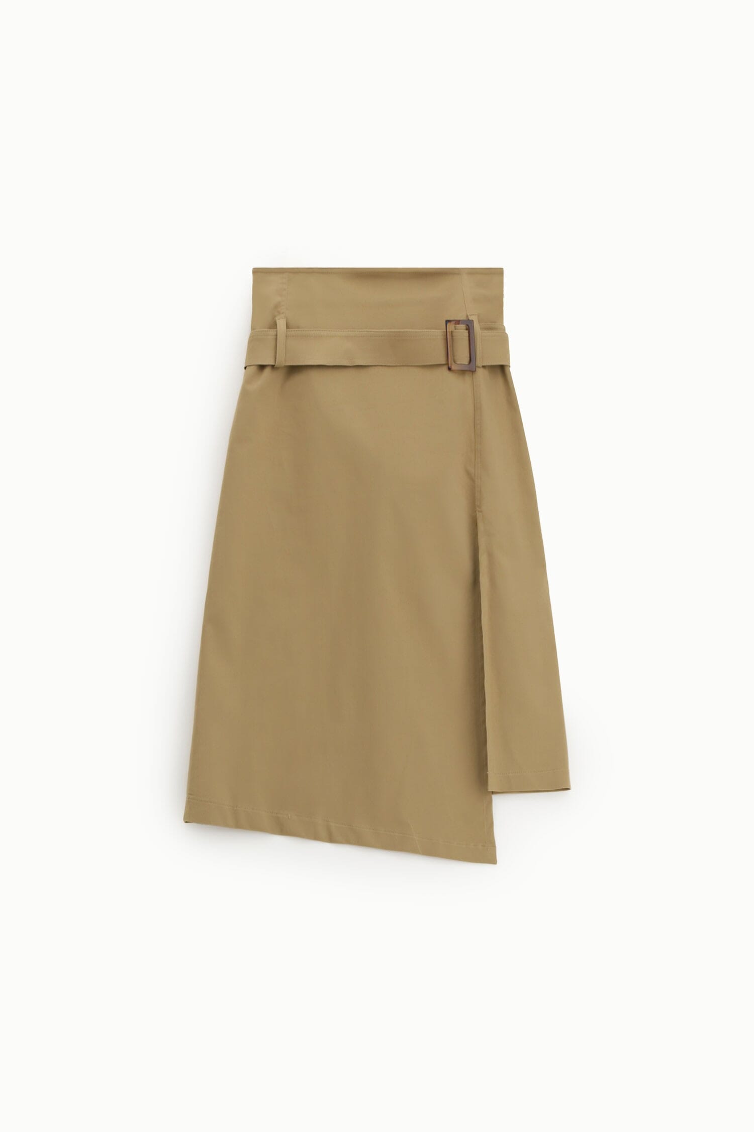 Gonna Midi Asimmetrica Con Spacco E Cintura Dixie