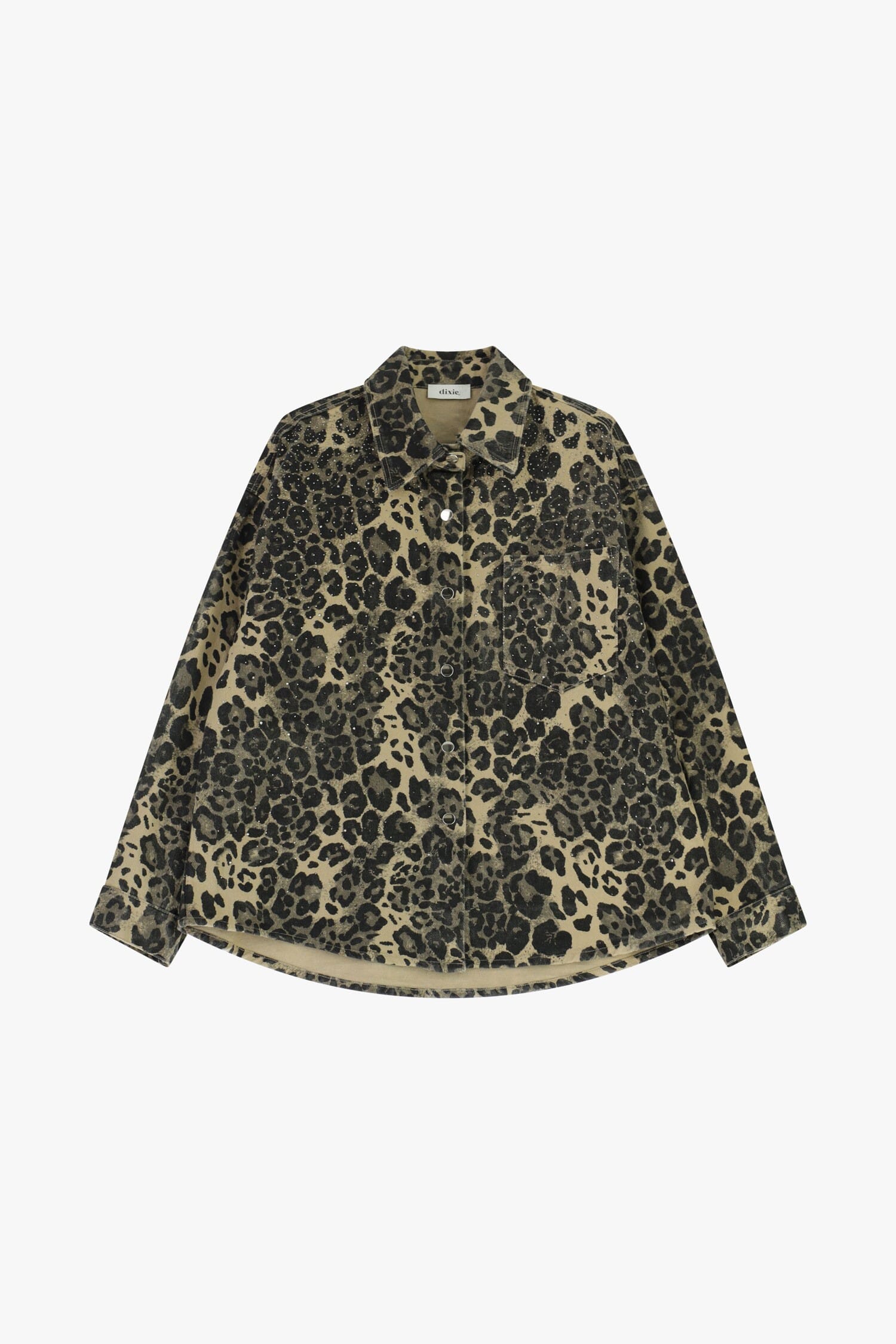 Shirt Stampa Animalier Con Taschino Frontale Dixie