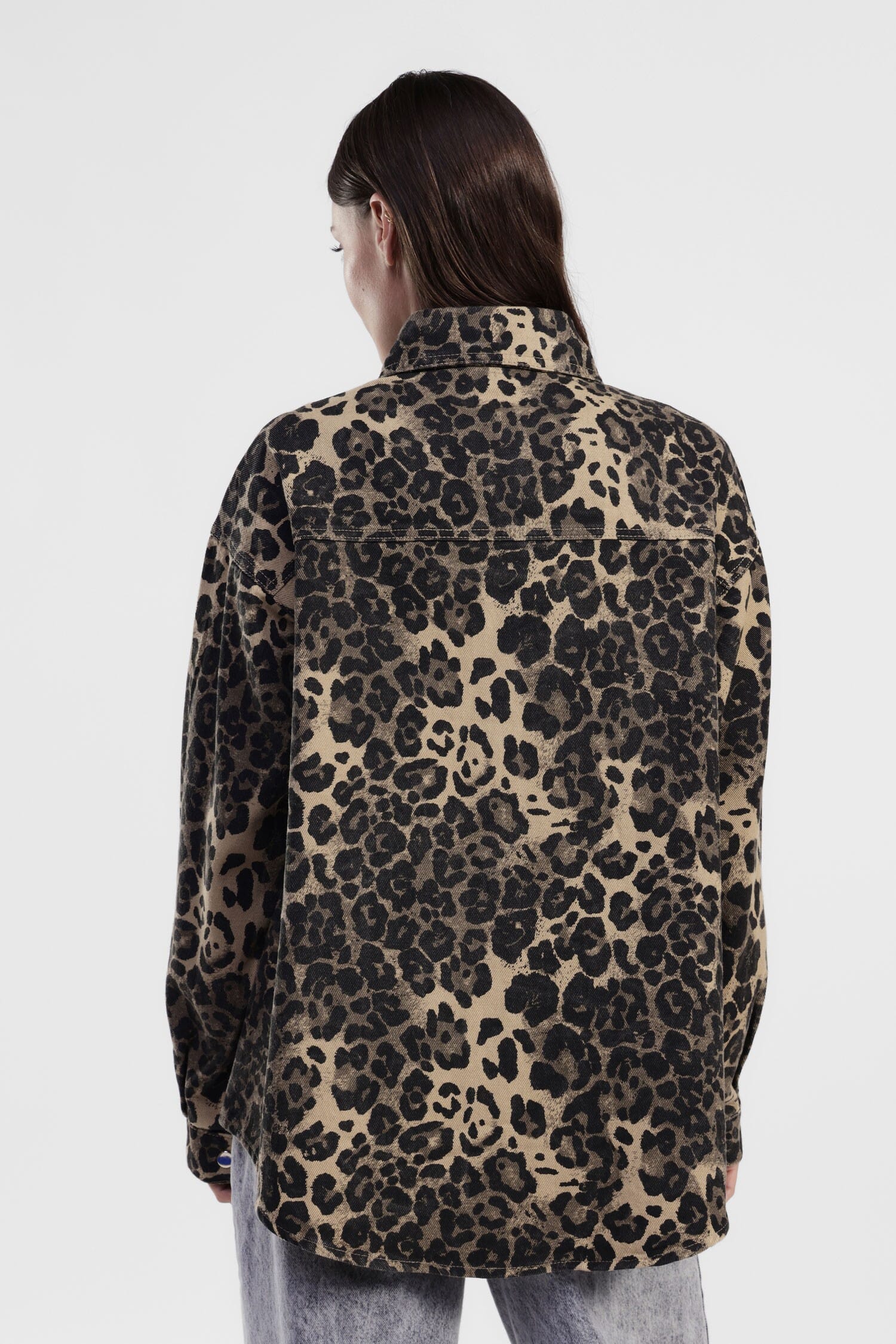 Shirt Stampa Animalier Con Taschino Frontale Dixie
