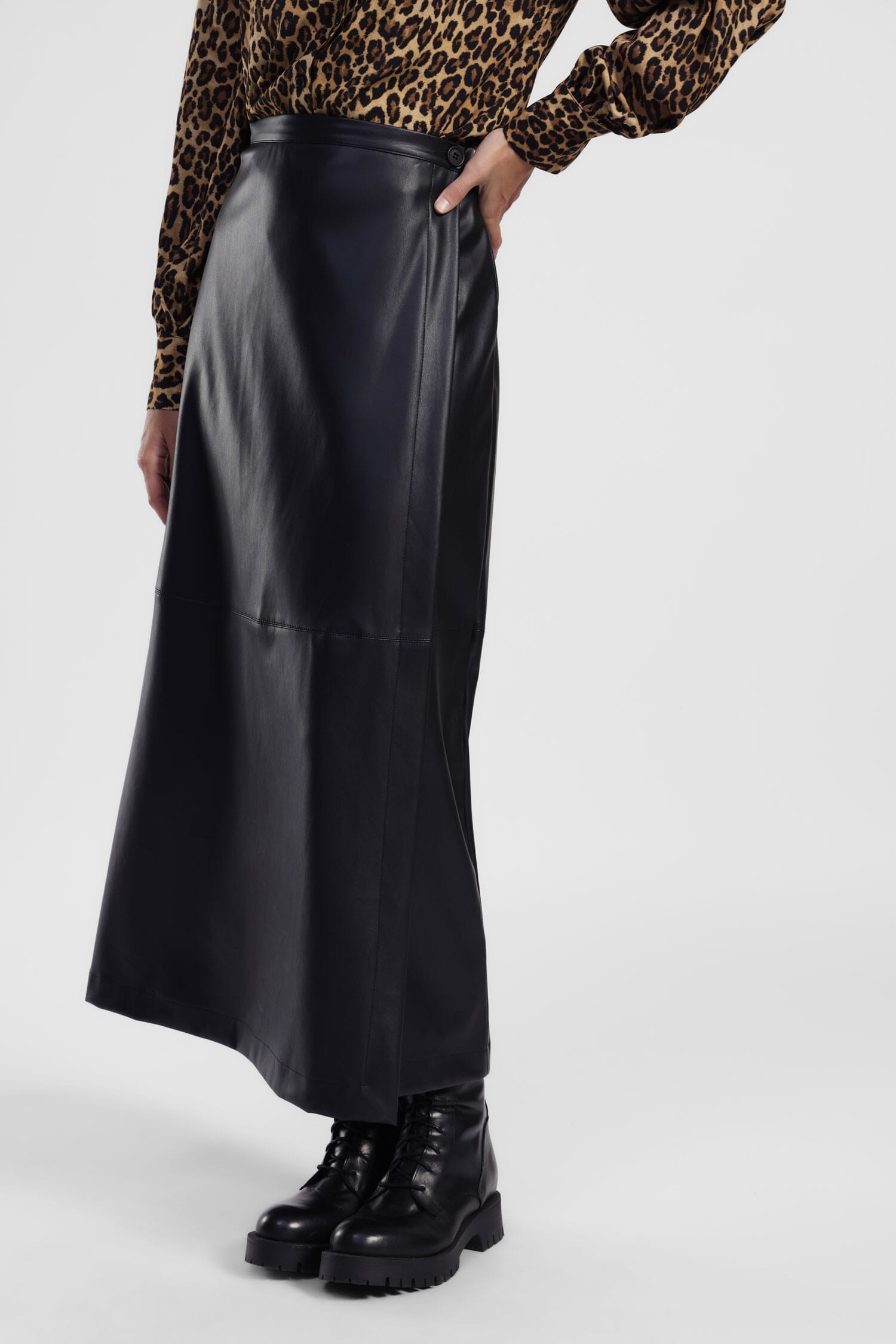 Gonna Midi Svasata Con Chiusura Laterale Dixie