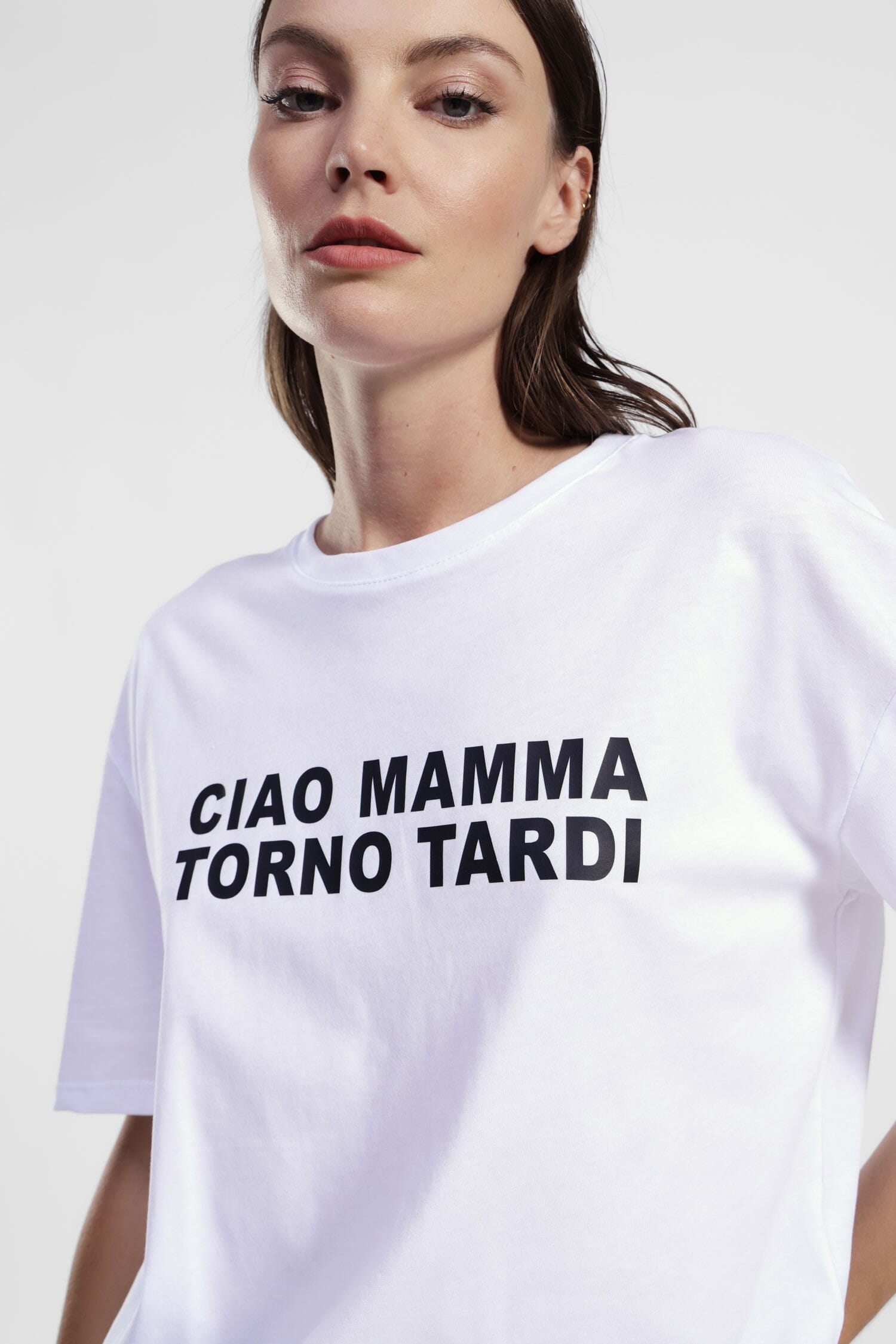 T-Shirt A Maniche Corte Stampa Frontale Dixie