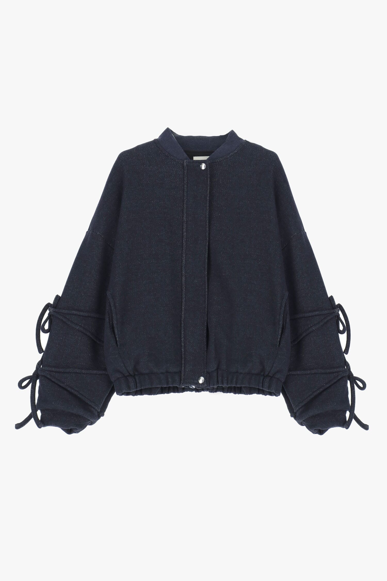 Blouson bombardier avec manches volumineuses et nœud Dixie