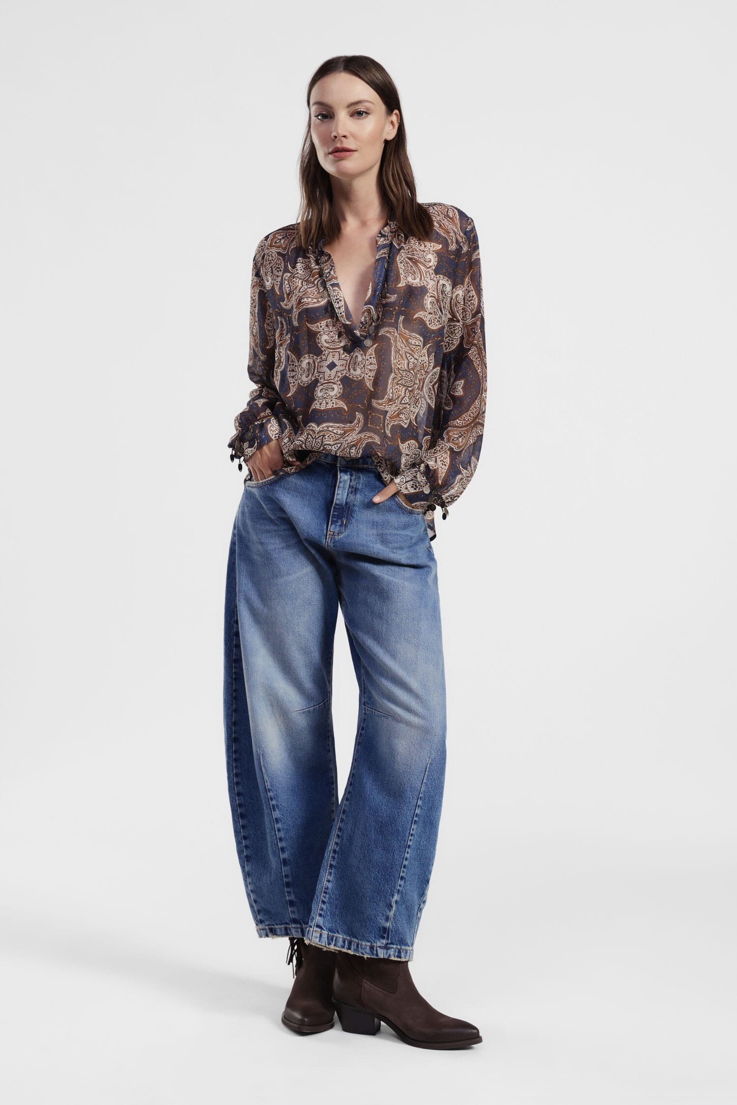 Comfortable Wide And Soft Dixie Jeans